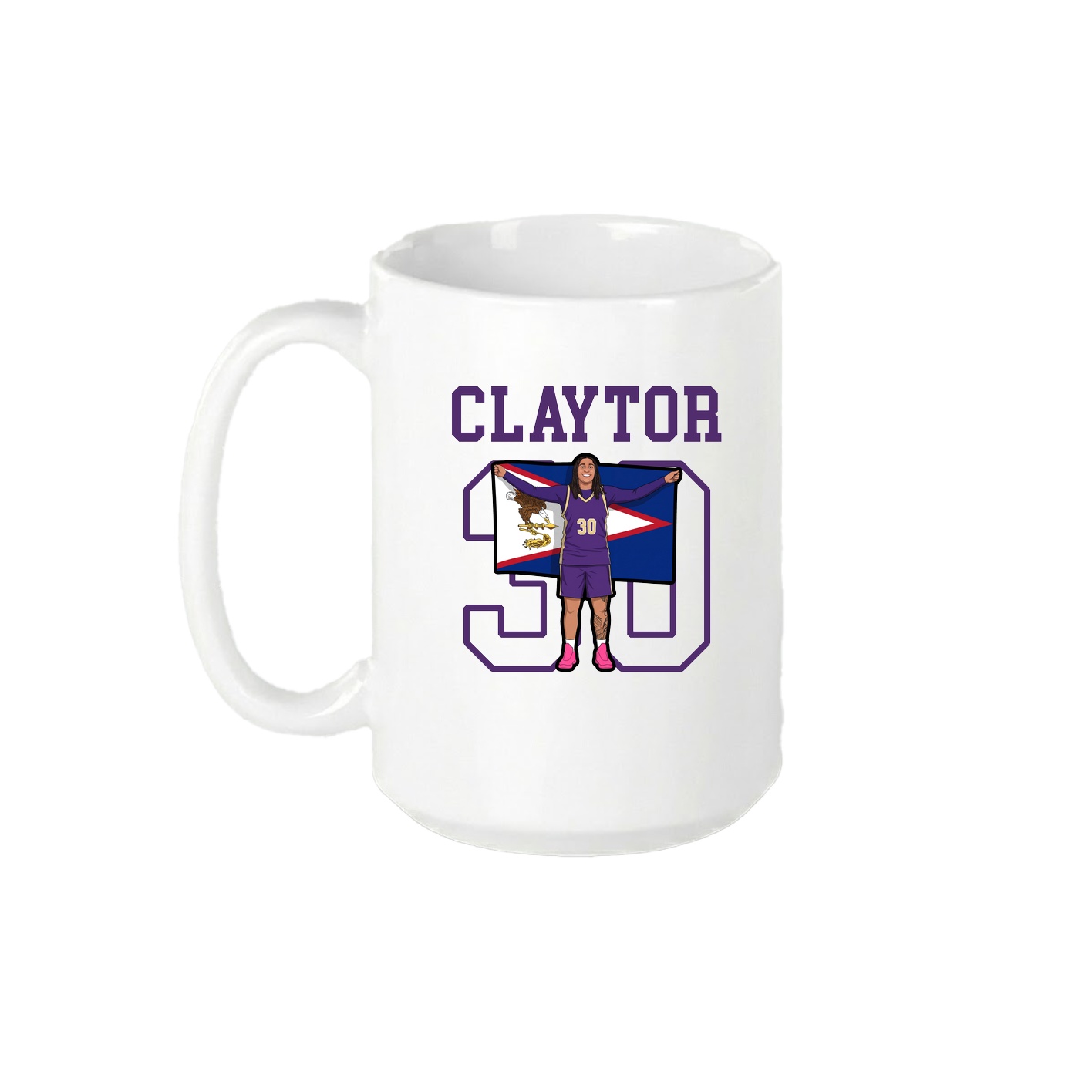 15oz Coffee Mug — Shirsey in White