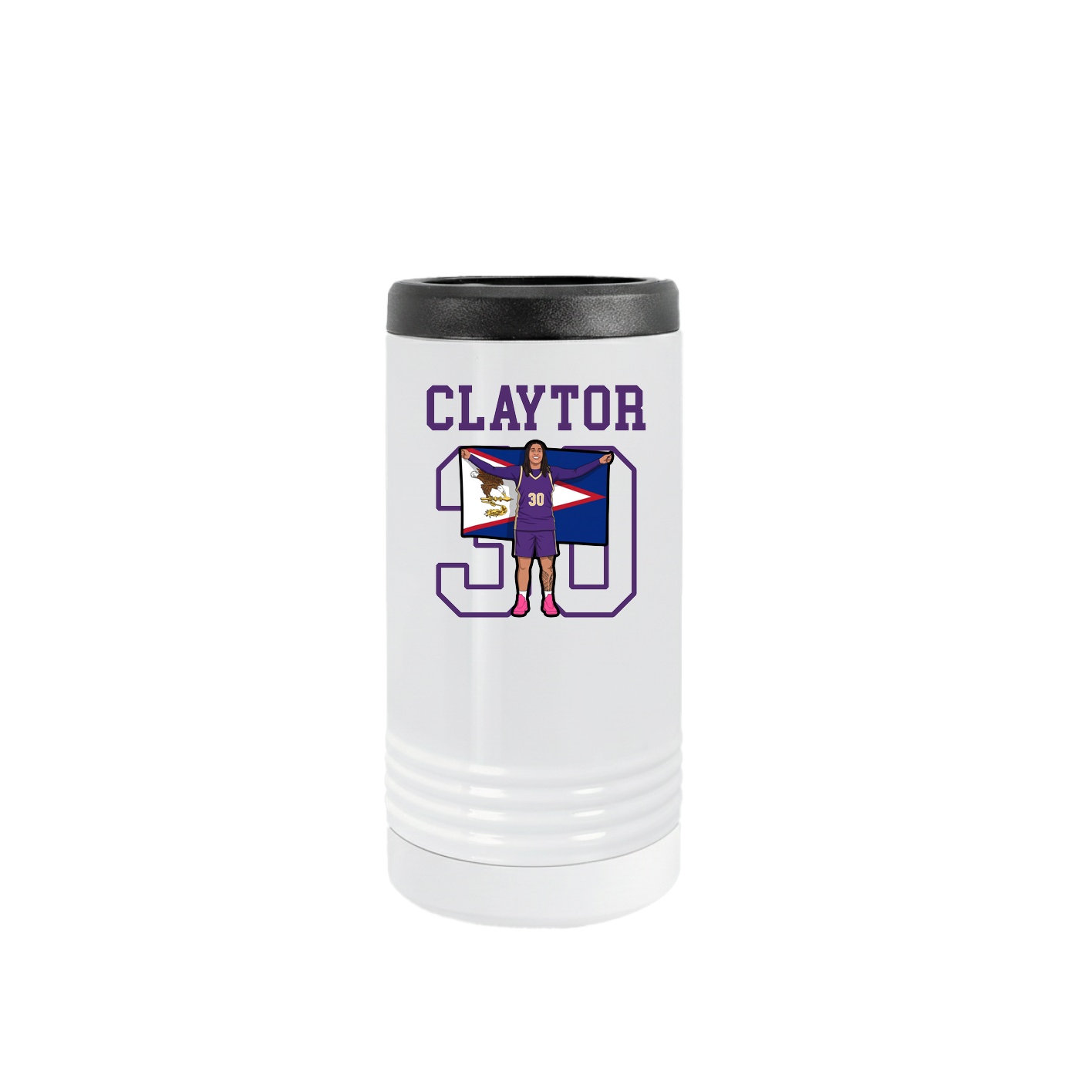Slim Beverage Holder — Shirsey in White