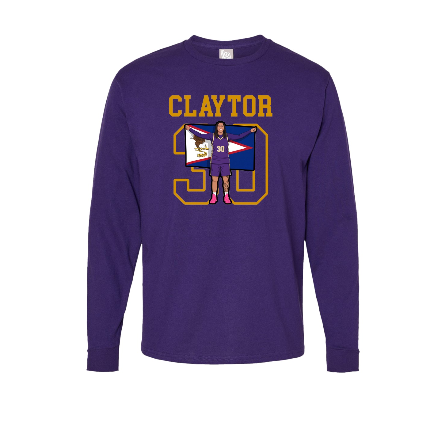 Long Sleeve Tee — Shirsey in Purple