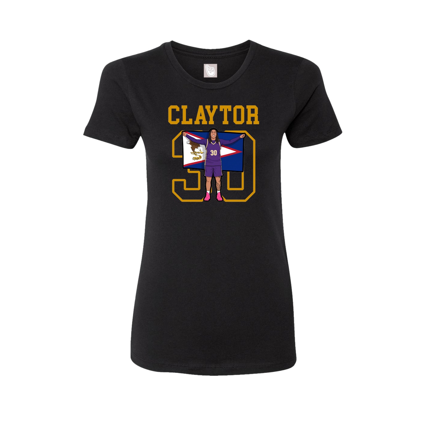 Fitted Women's Tee — Shirsey in Black