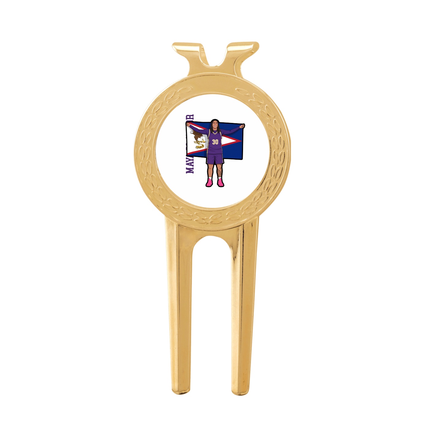 Divot Tool with Ball Marker — Name Vertical in Classic