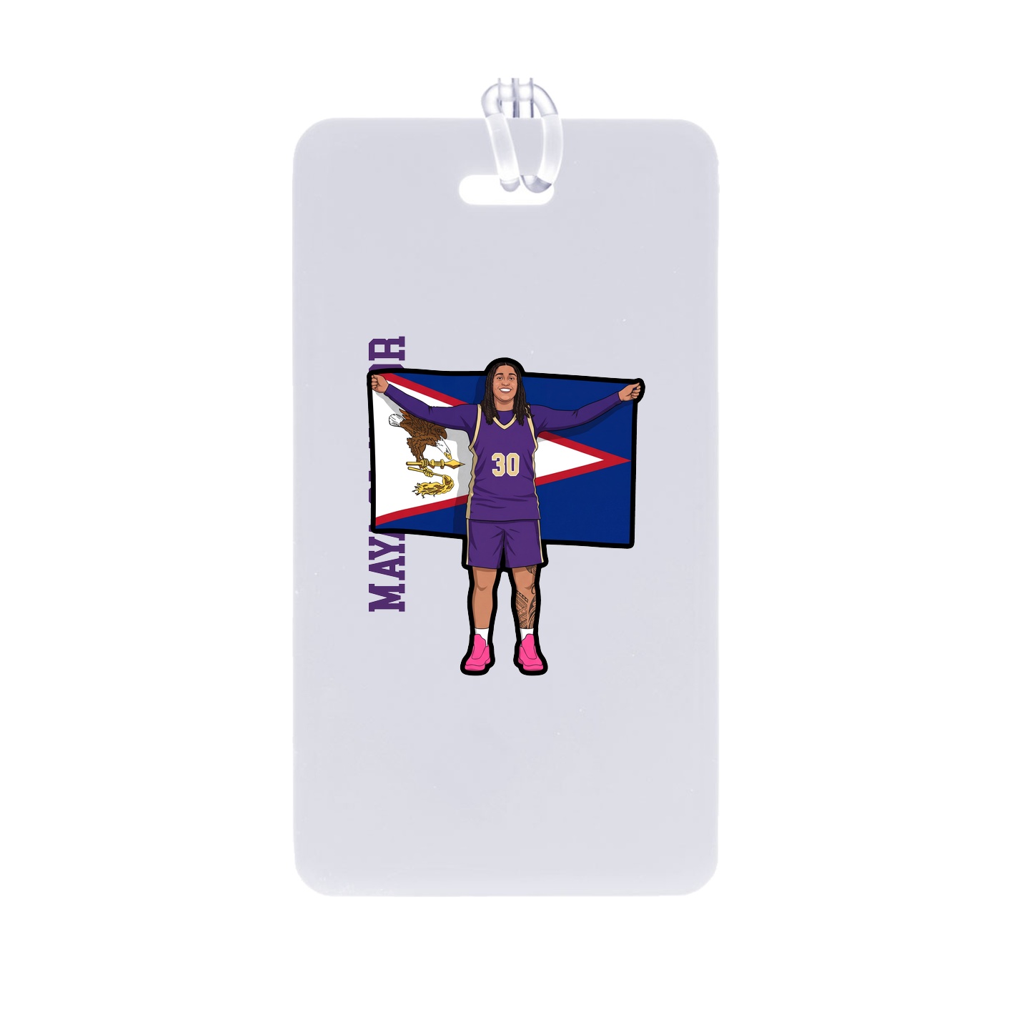 Bag Tag — Name Vertical in Classic