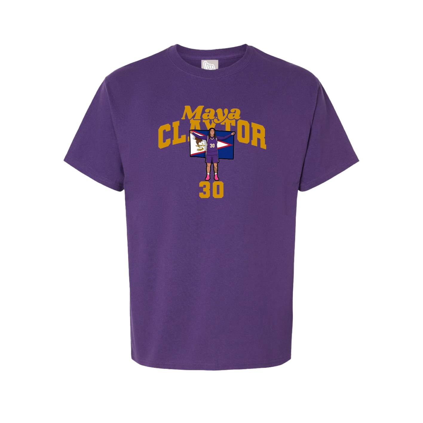 Youth Tee — Signature Arch in Purple