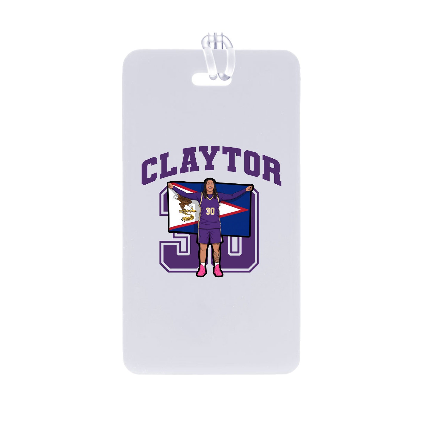 Bag Tag — Number in Classic