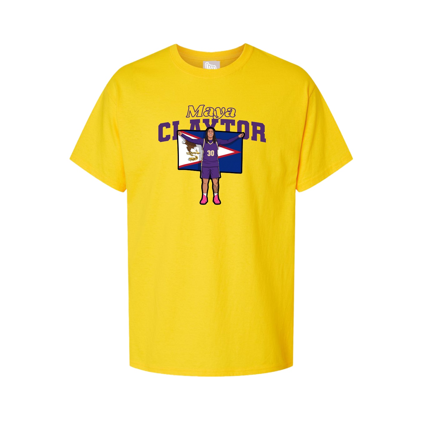 Tee — Name Arch in Gold