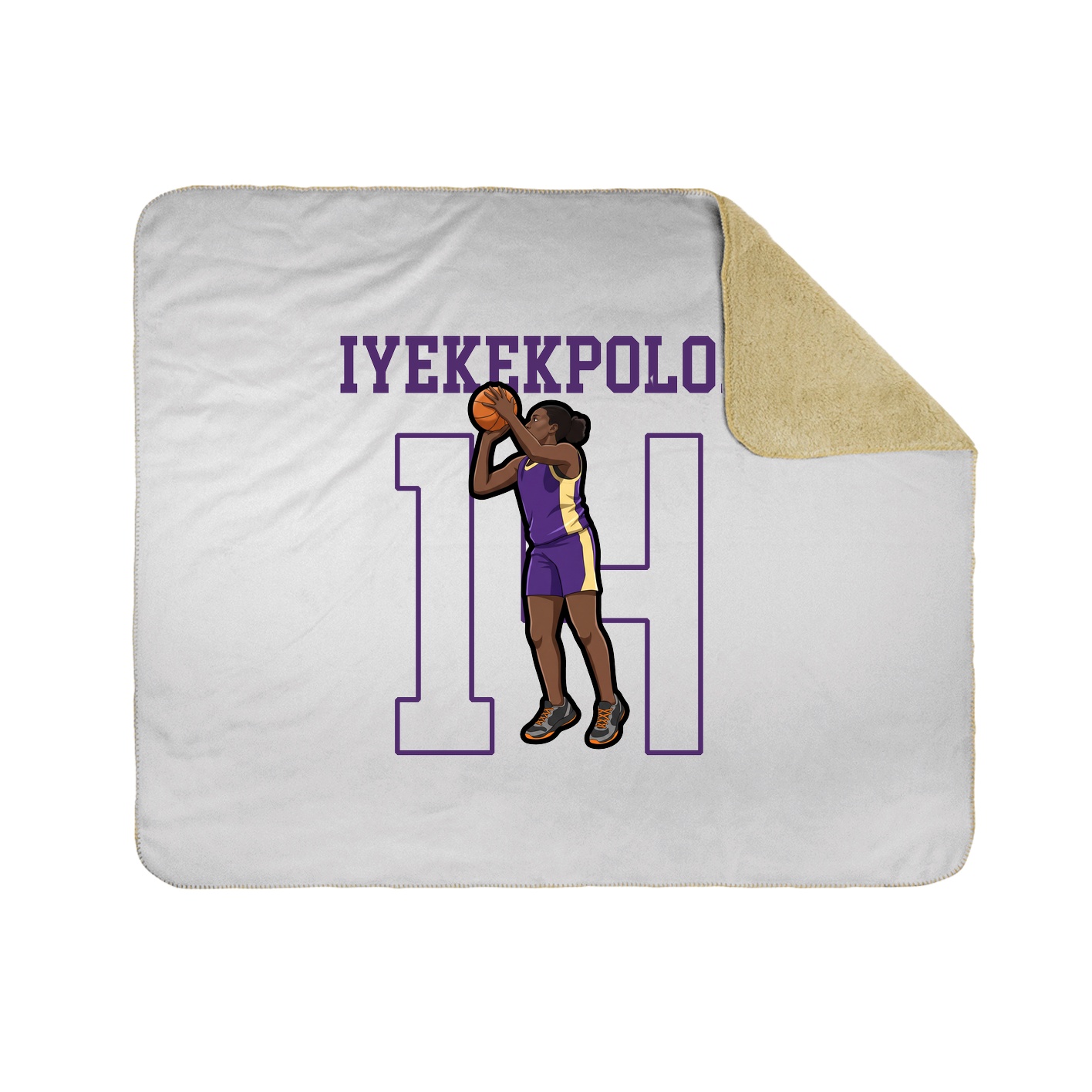 Throw Blanket — Shirsey in White