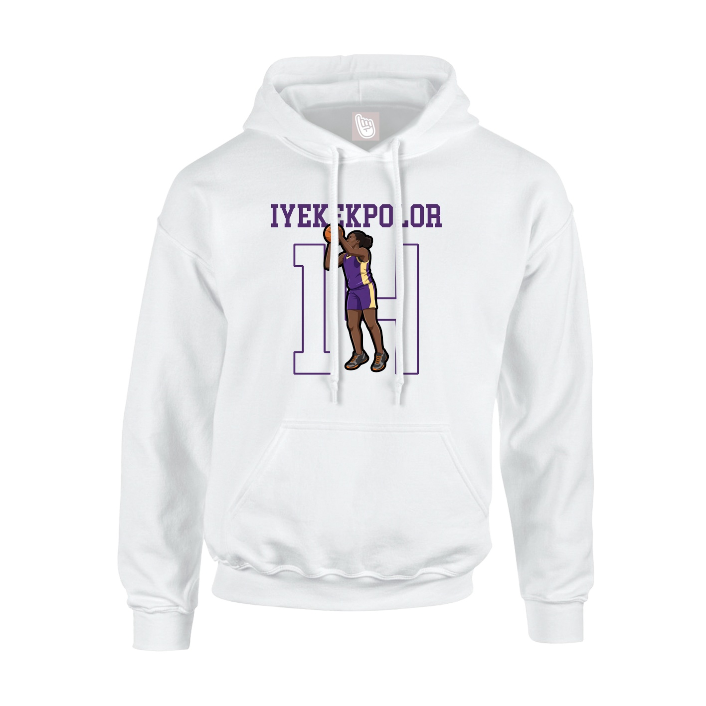 Hoodie — Shirsey in White