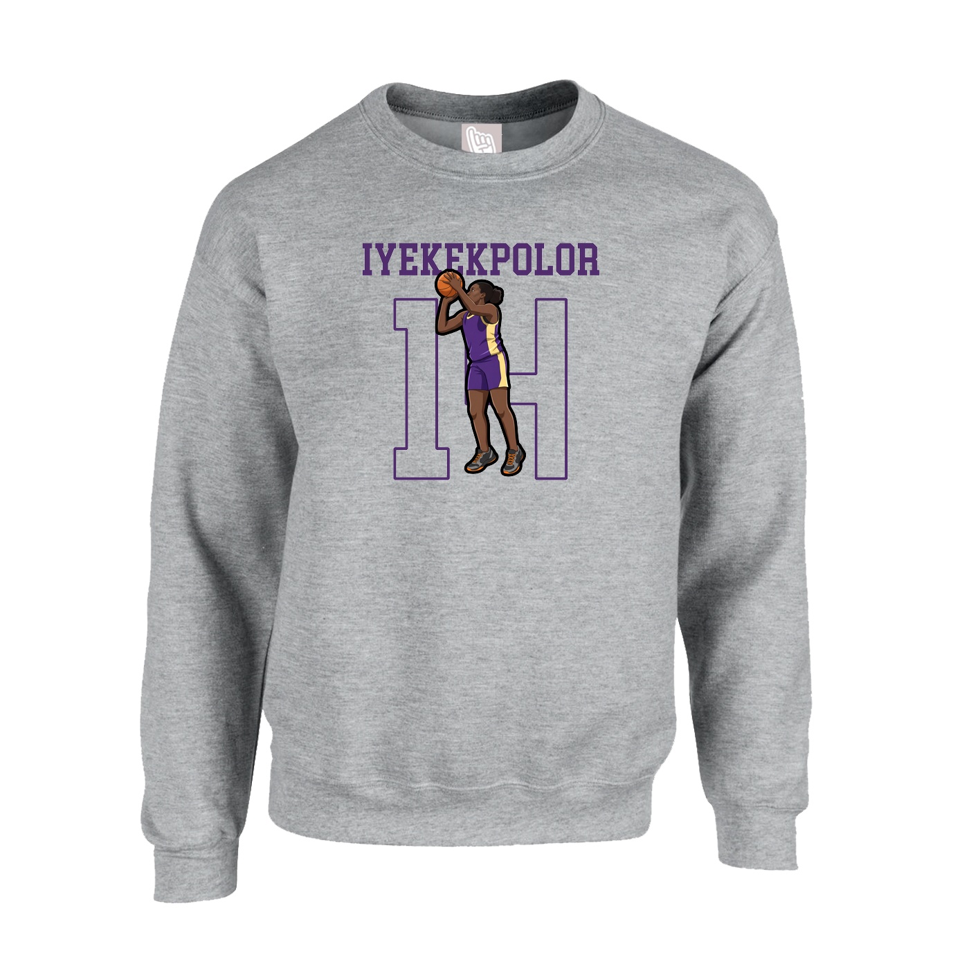Fleece Crew — Shirsey in Grey