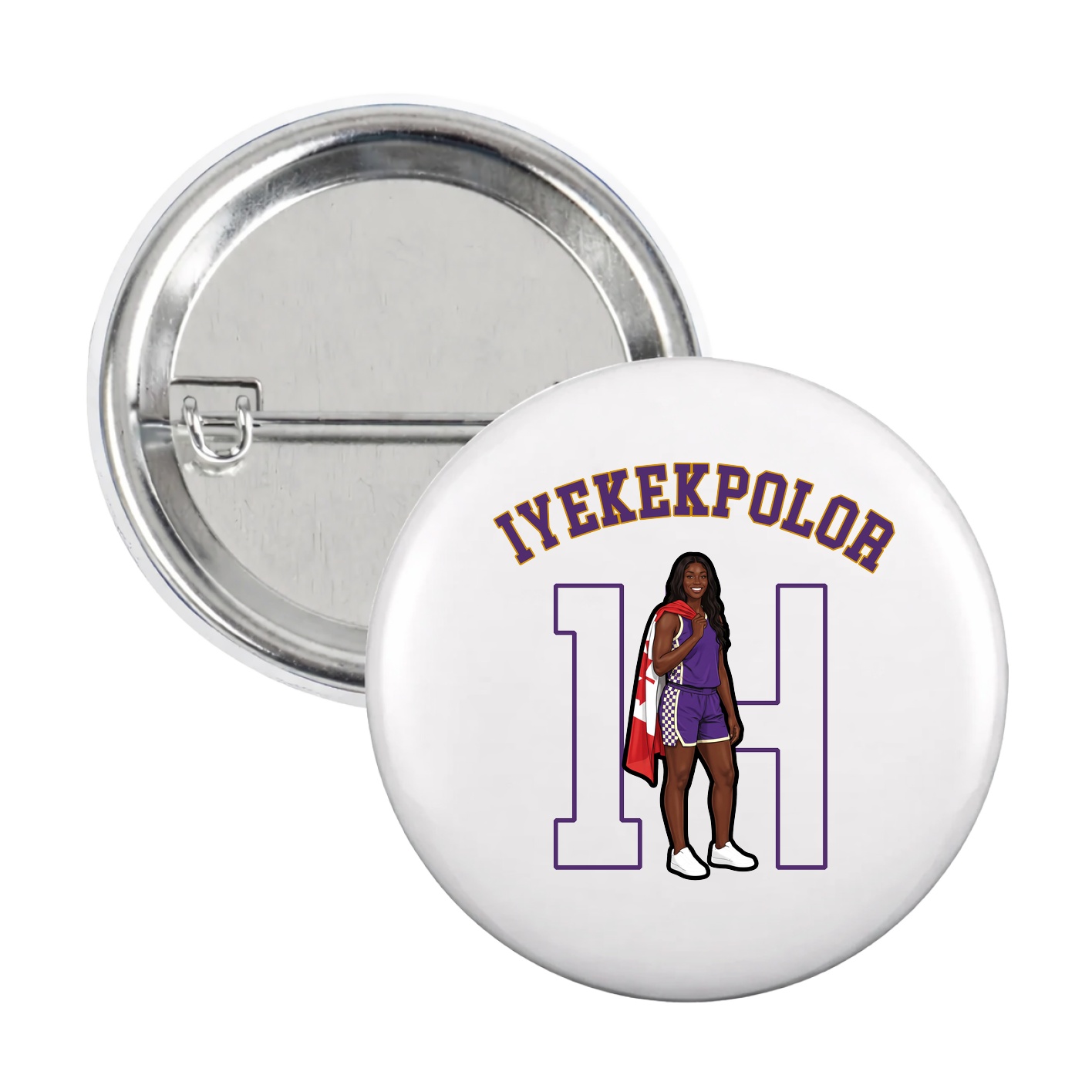 Game Day Button — Shirsey Arch in White