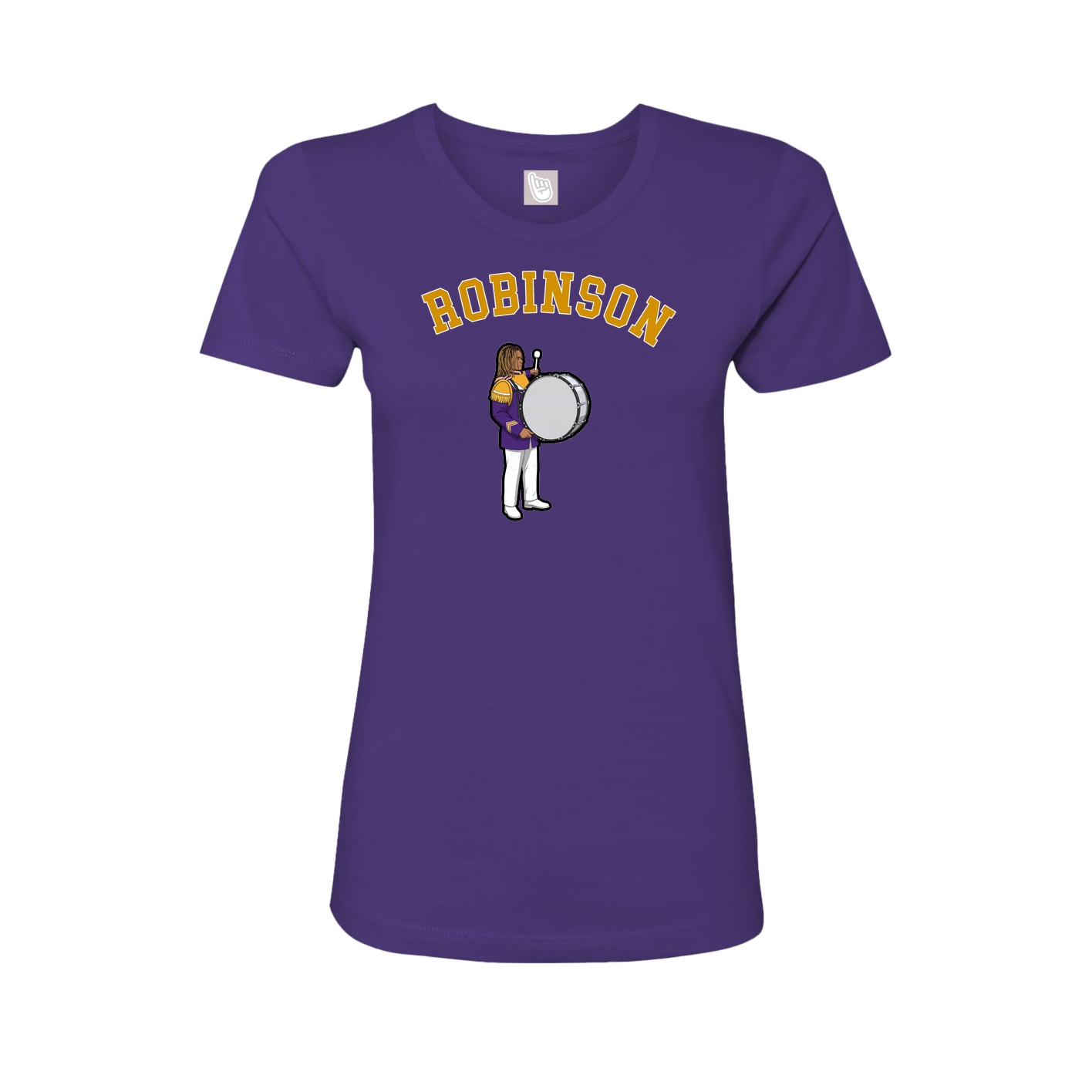 Fitted Women's Tee — Shirsey Arch in Purple