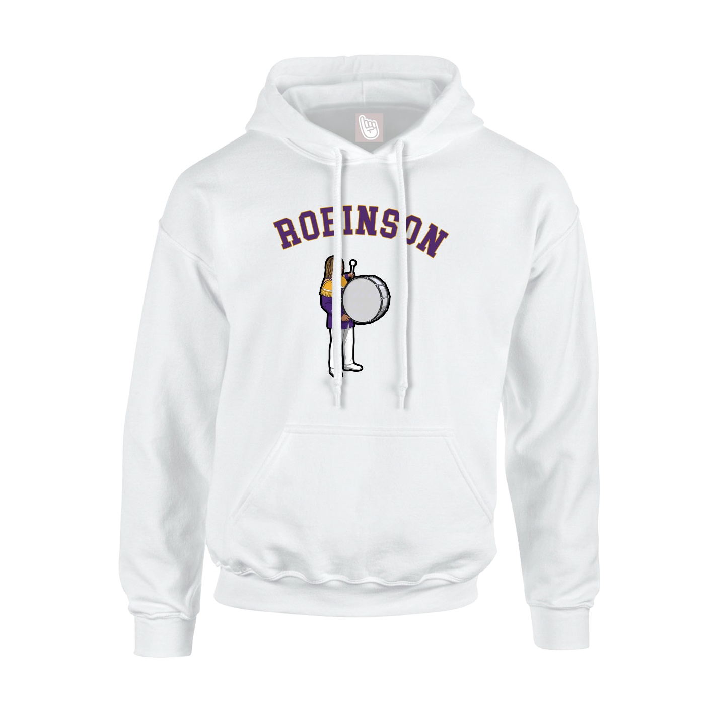 Hoodie — Shirsey Arch in White