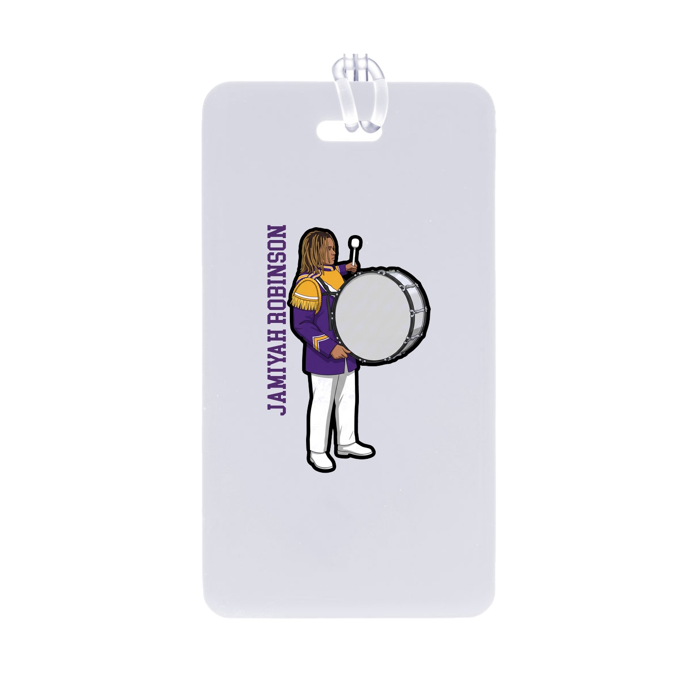 Bag Tag — Name Vertical in Classic