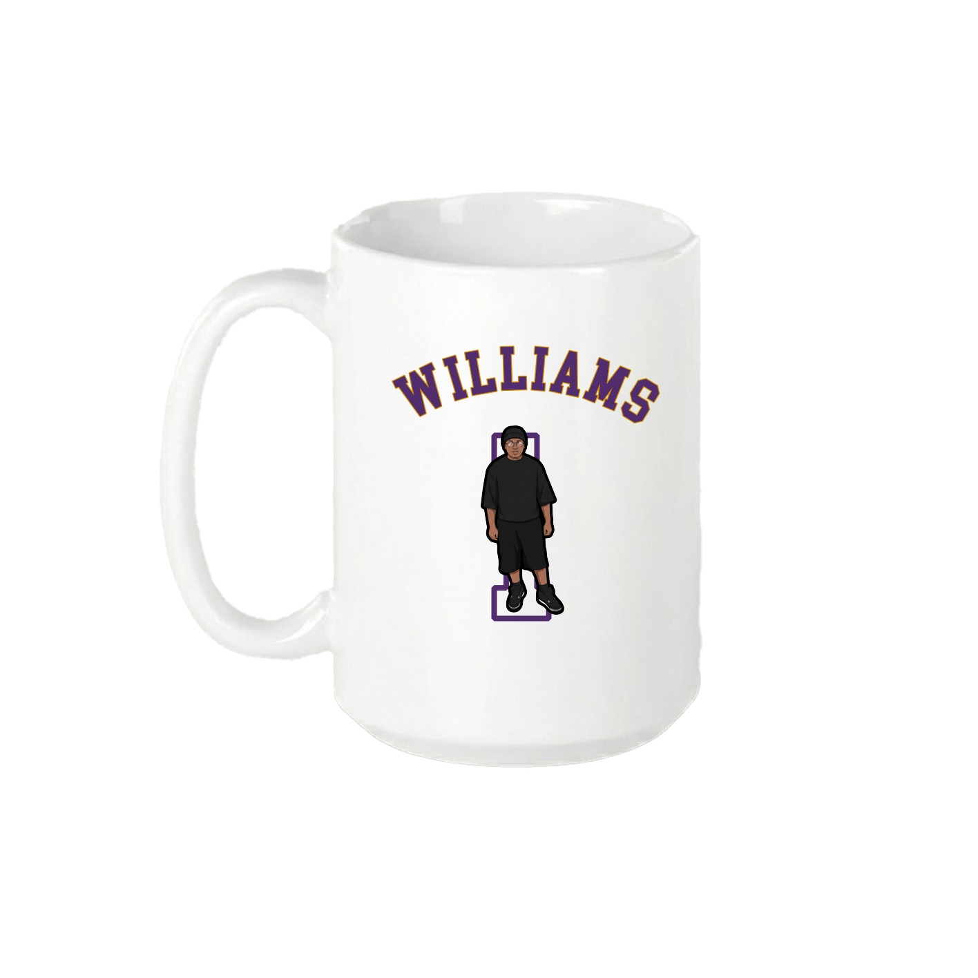 15oz Coffee Mug — Shirsey Arch in White
