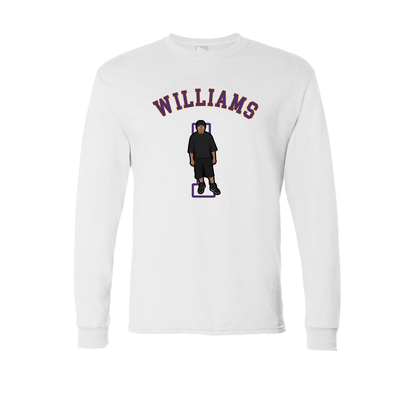 Long Sleeve Tee — Shirsey Arch in White