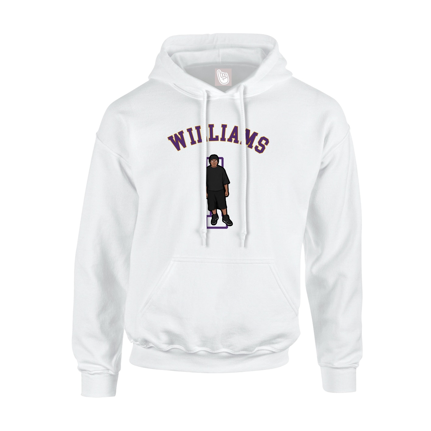 Hoodie — Shirsey Arch in White