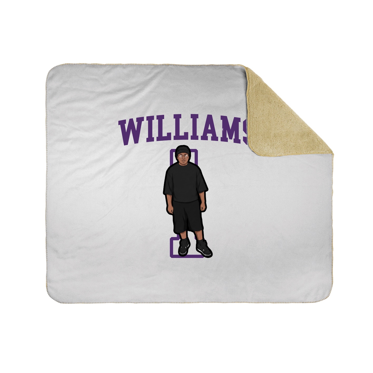 Throw Blanket — Shirsey in White