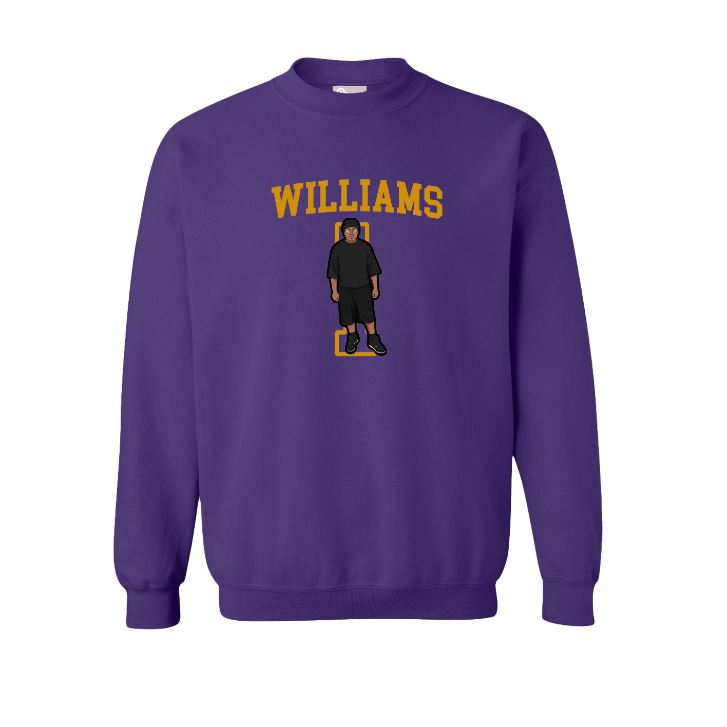 Fleece Crew — Shirsey in Purple
