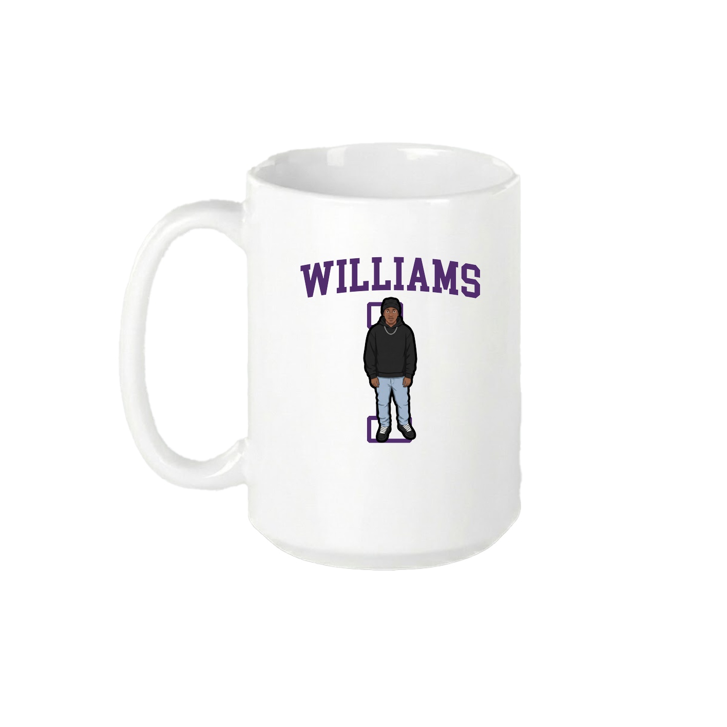 15oz Coffee Mug — Shirsey in White