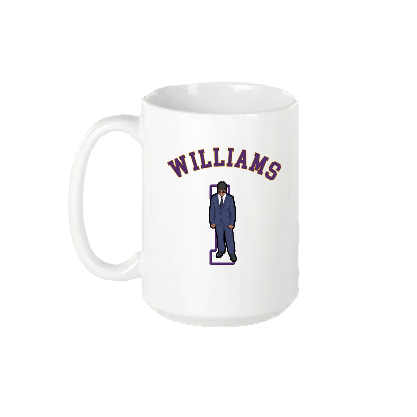 15oz Coffee Mug — Shirsey Arch in White