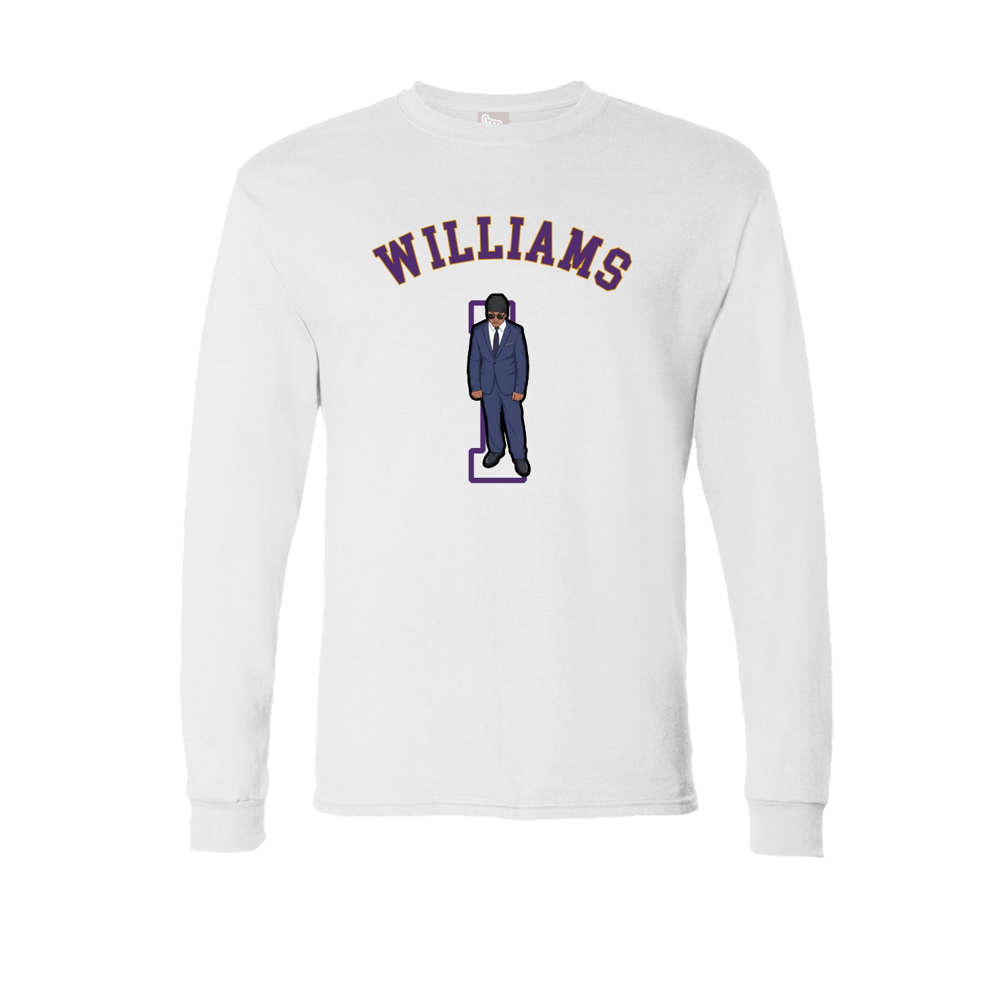 Long Sleeve Tee — Shirsey Arch in White