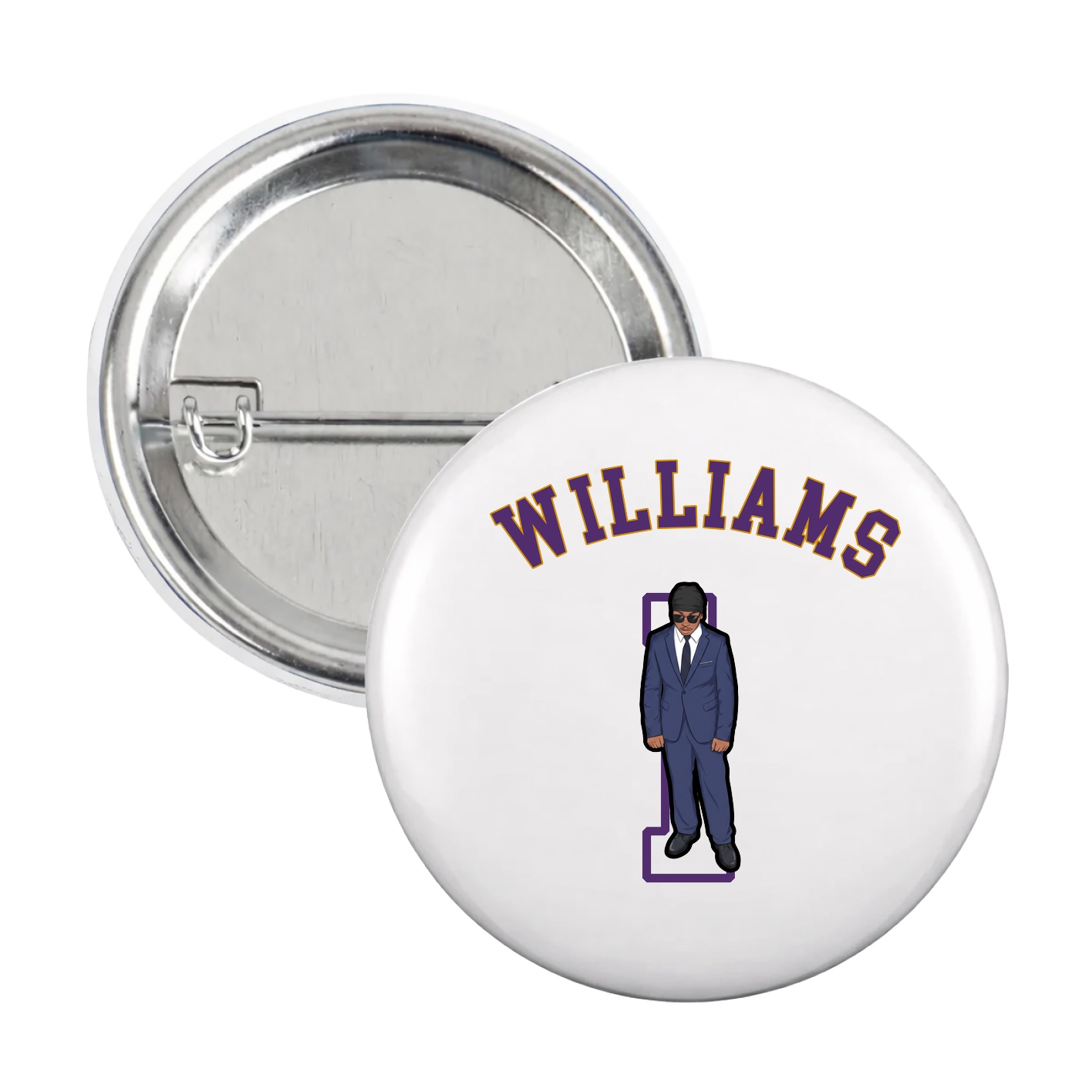Game Day Button — Shirsey Arch in White
