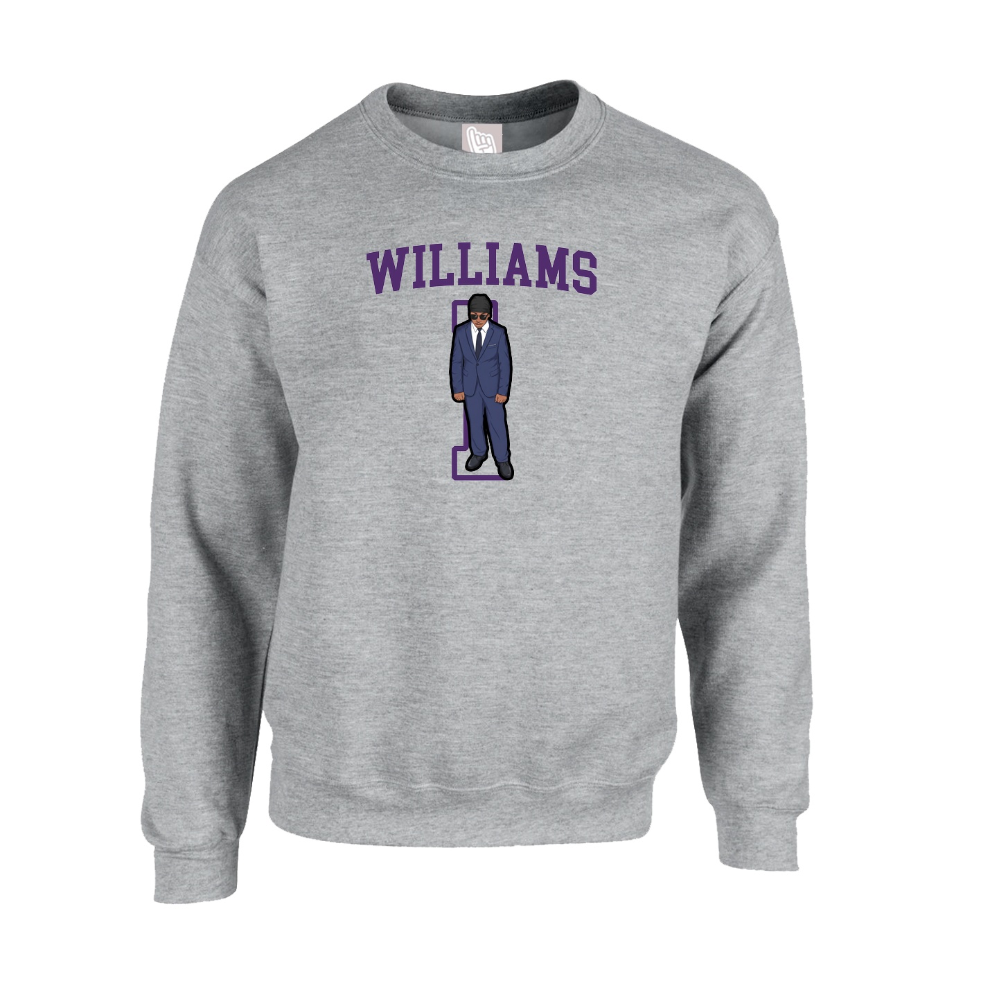 Fleece Crew — Shirsey in Grey