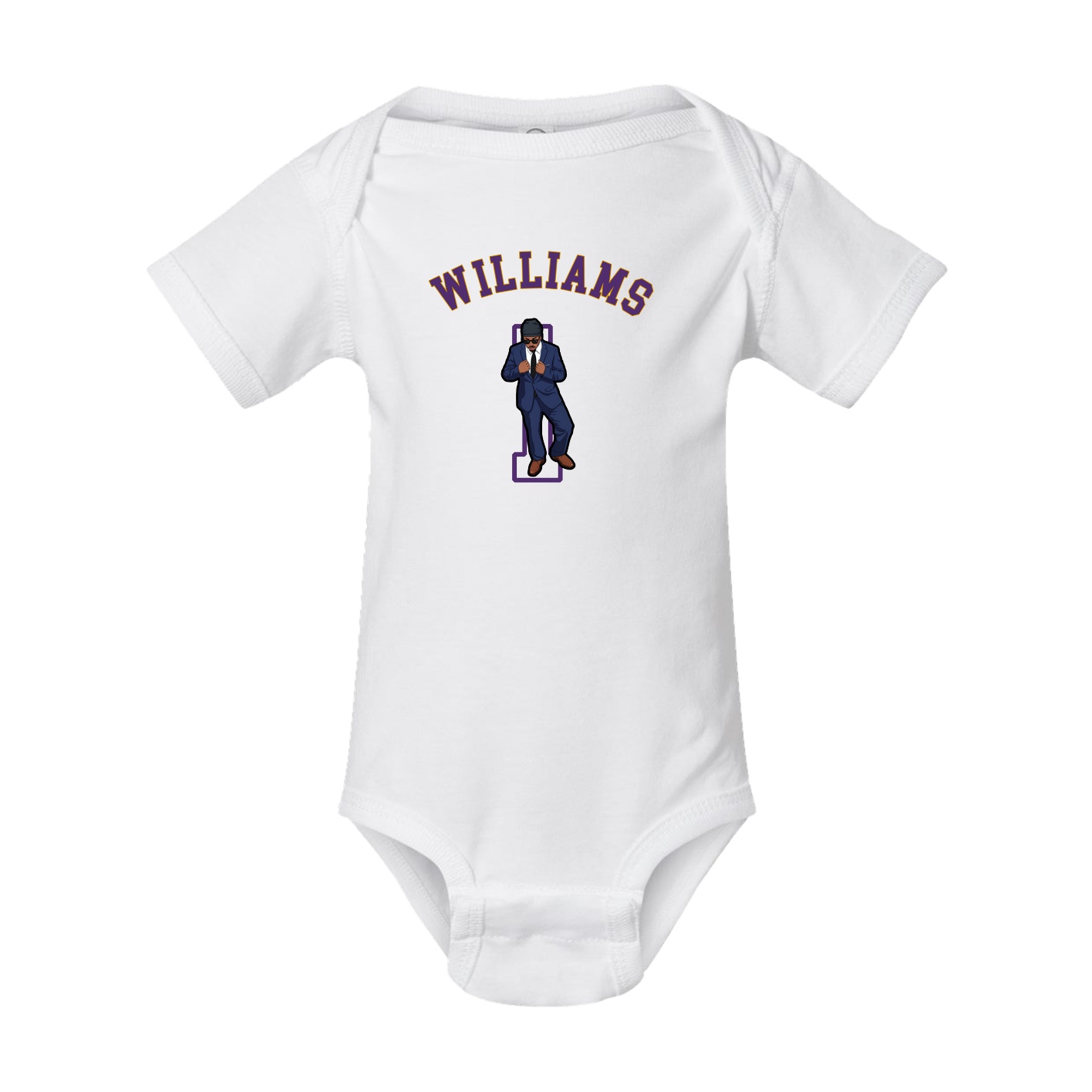 Baby Onesie — Shirsey Arch in White