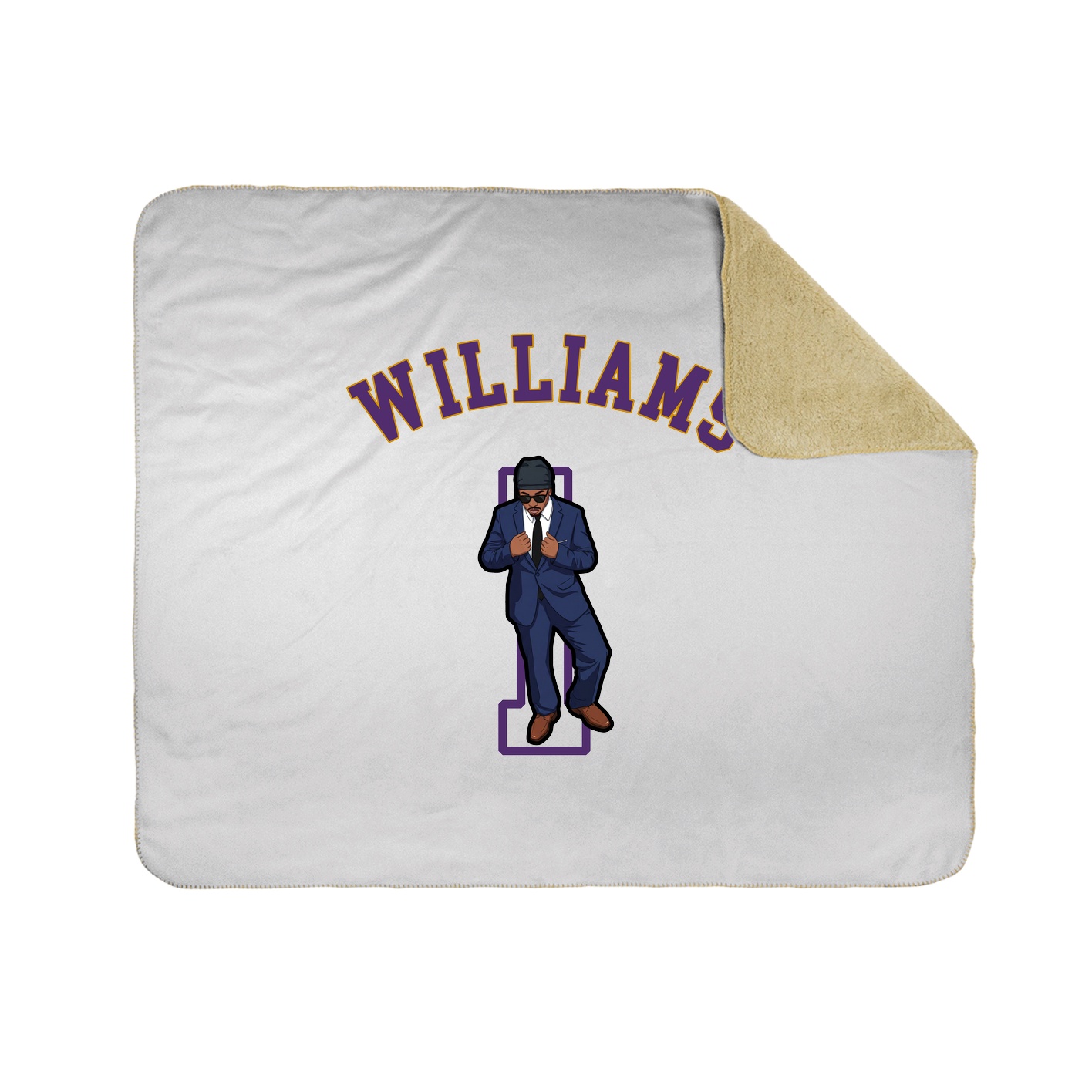 Throw Blanket — Shirsey Arch in White
