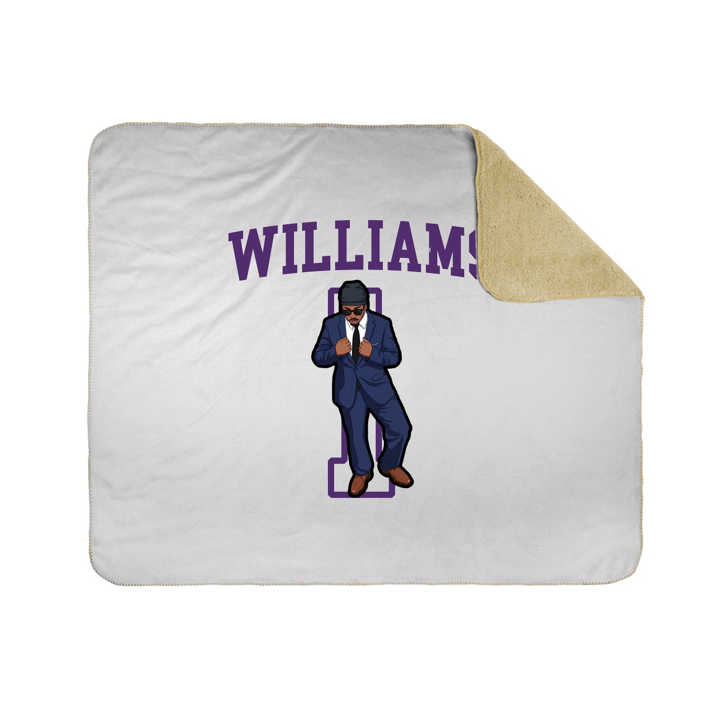 Throw Blanket — Shirsey in White