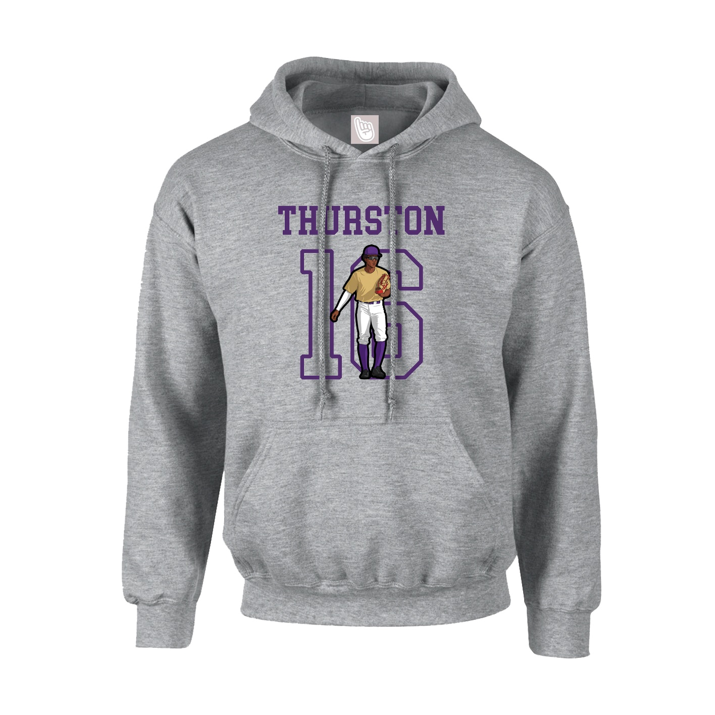 Hoodie — Shirsey in Grey