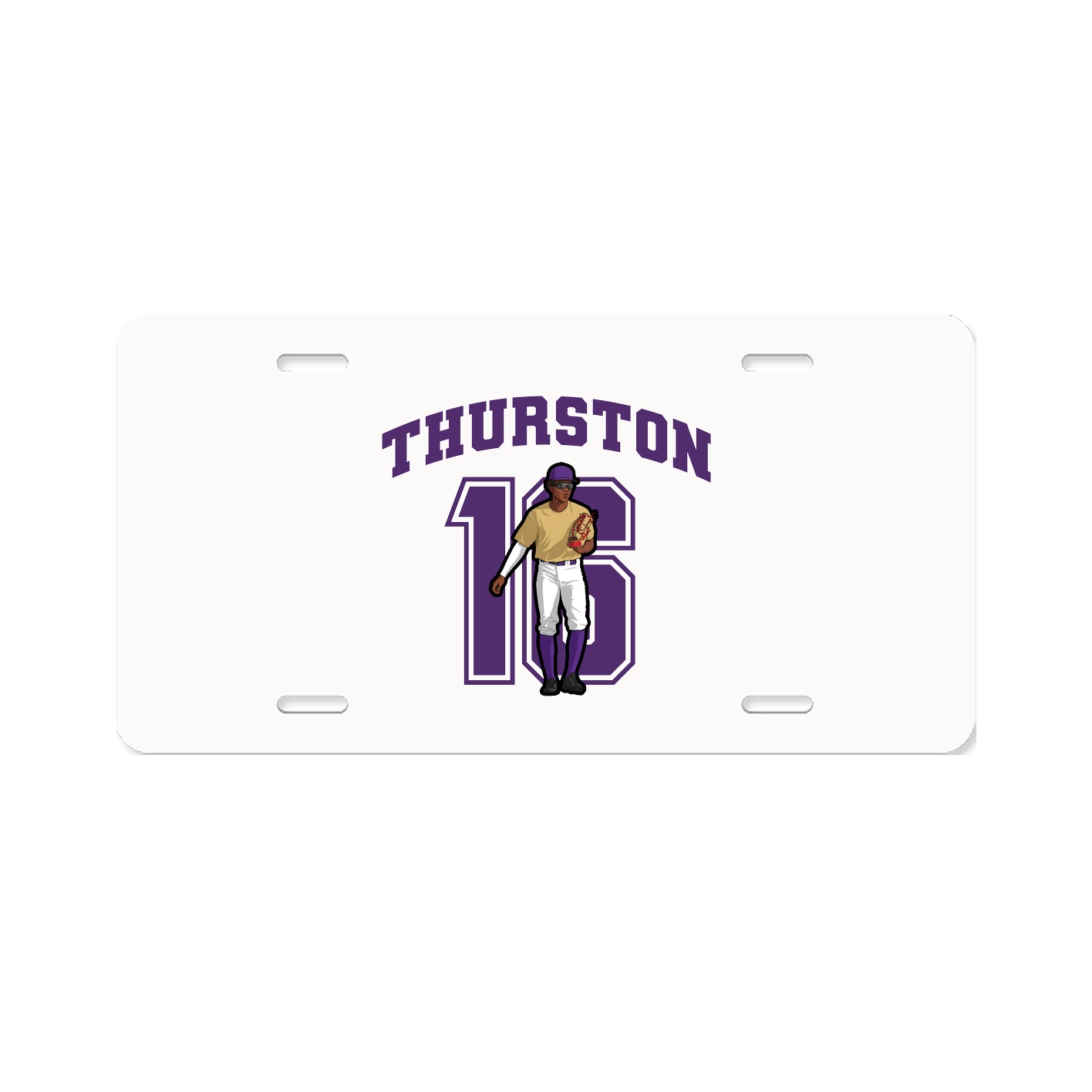 License Plate — Number in Classic
