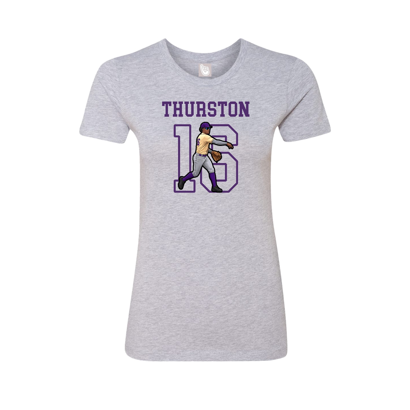 Fitted Women's Tee — Shirsey in Grey