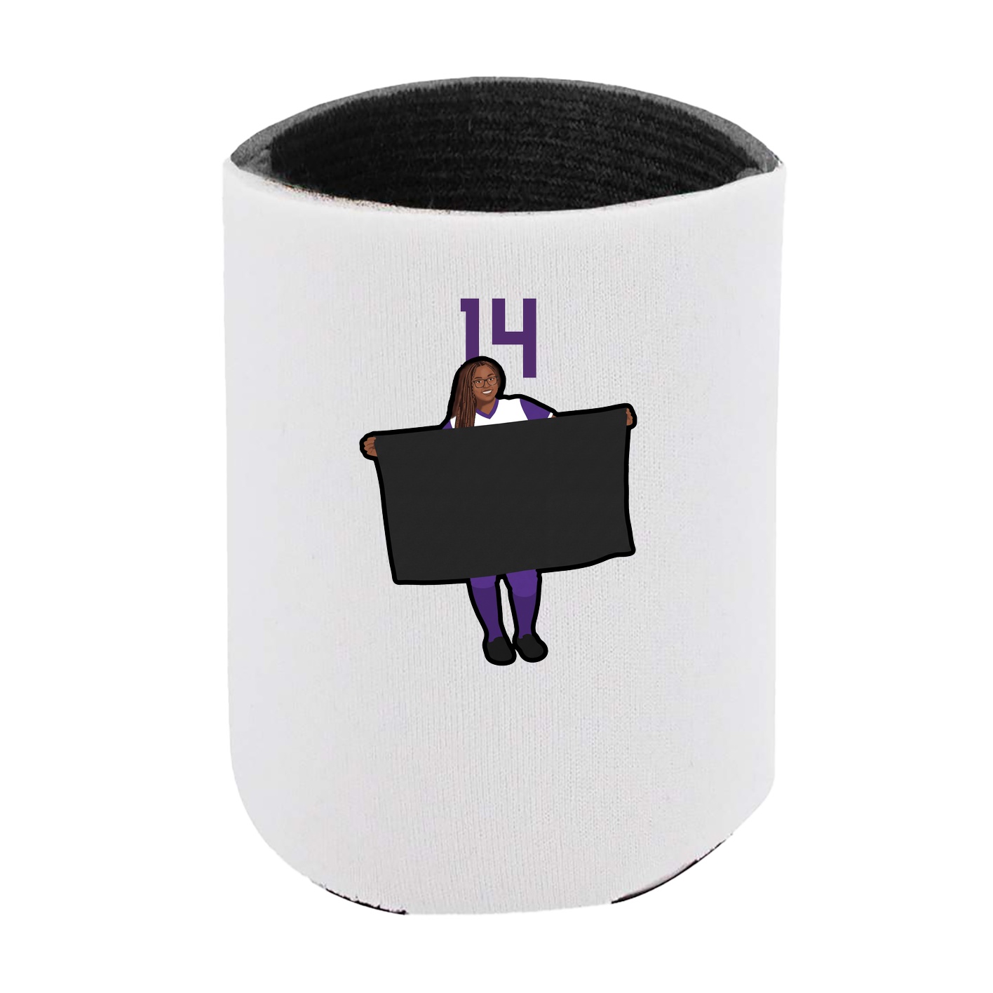 Can Holder — Number Top in White