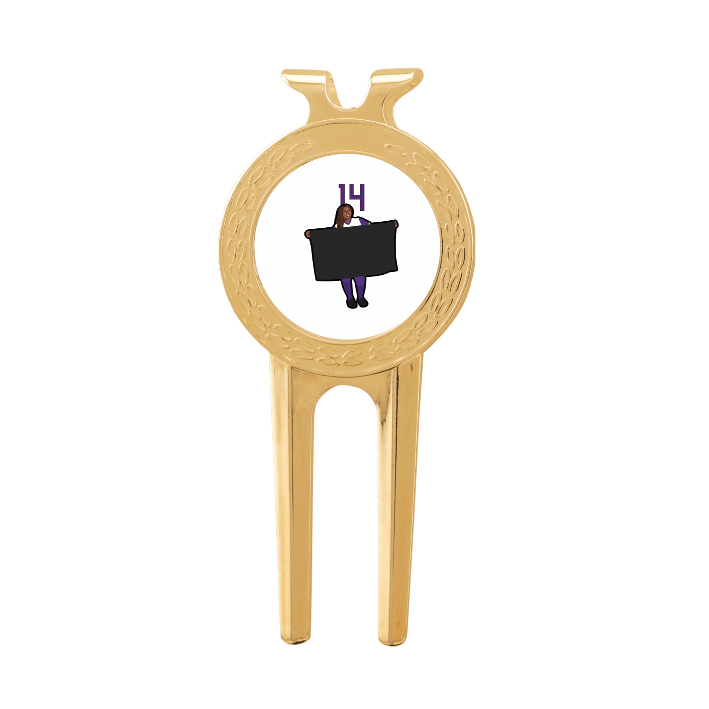 Divot Tool with Ball Marker — Number Top in Classic