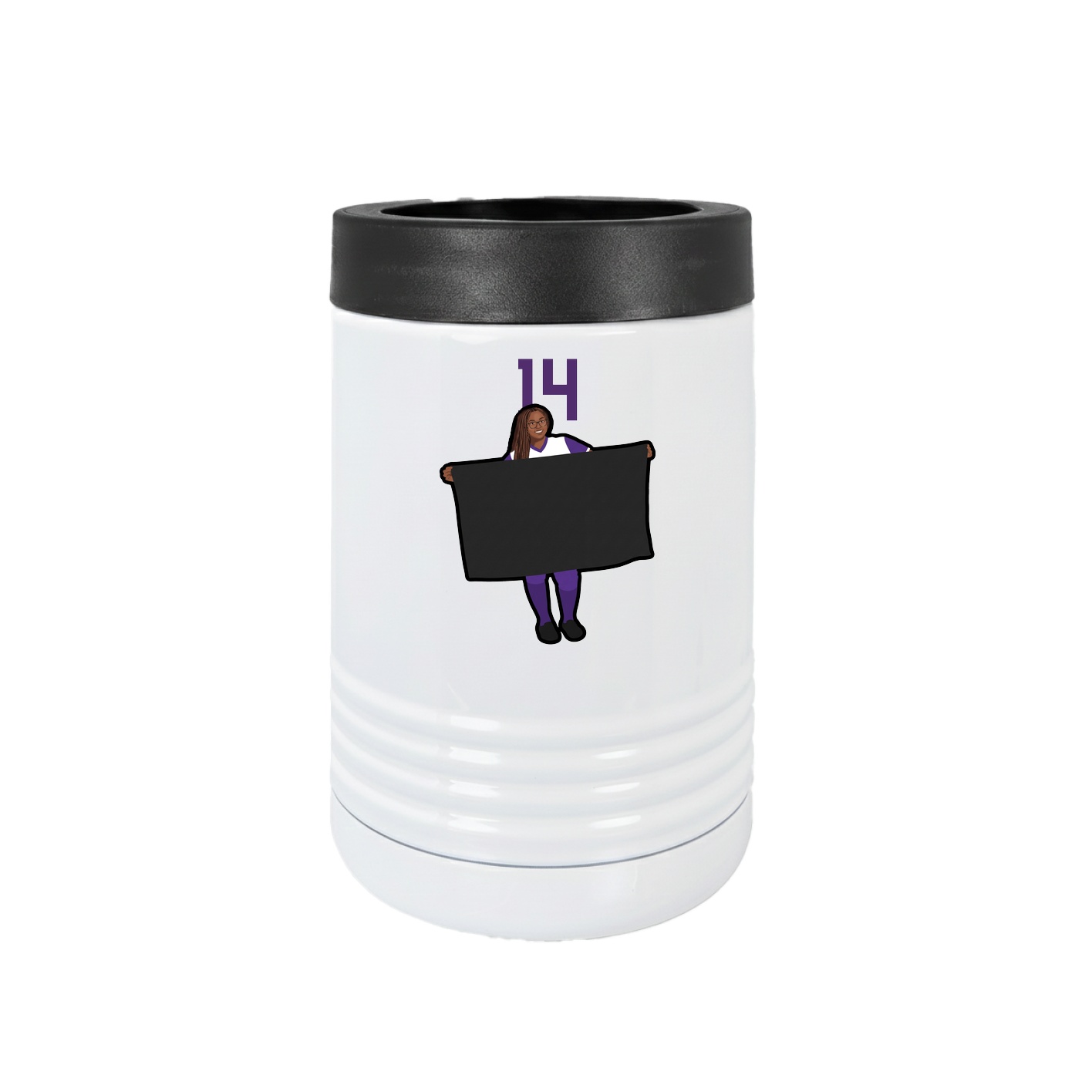 Beverage Holder — Number Top in White