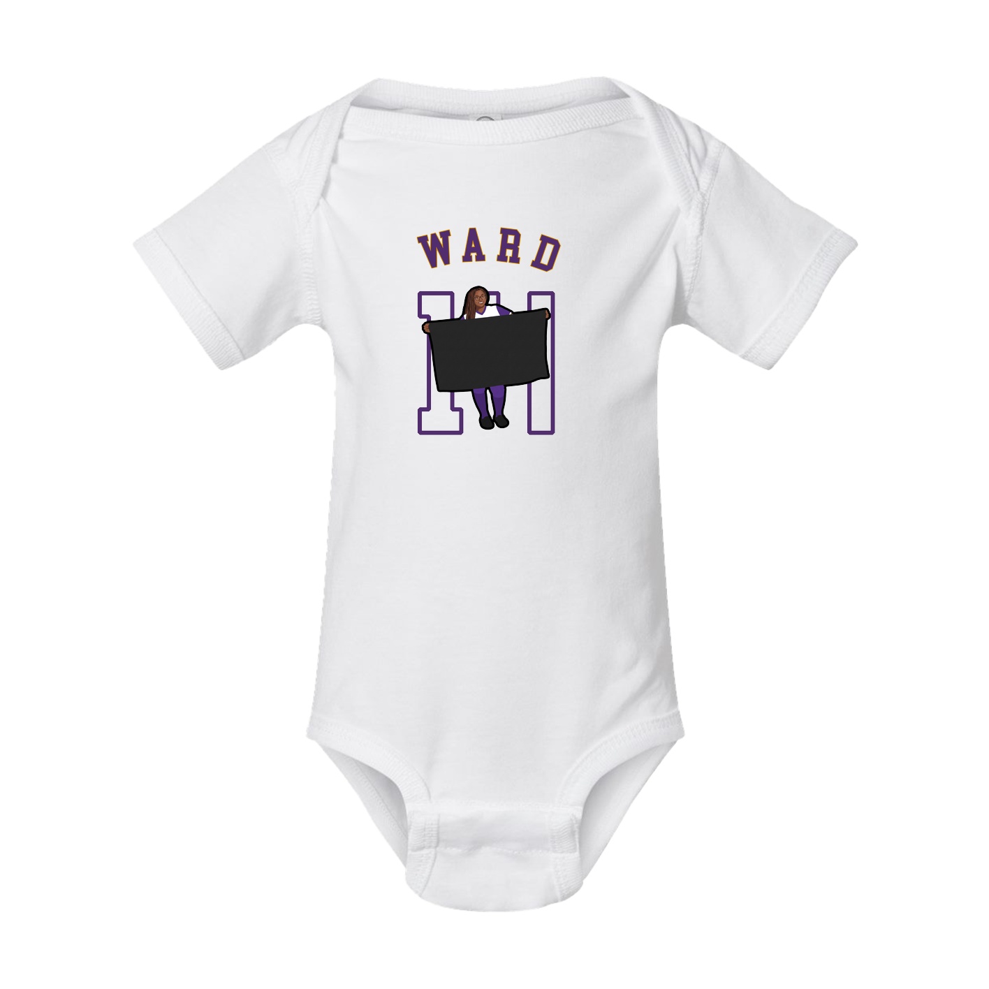 Baby Onesie — Shirsey Arch in White