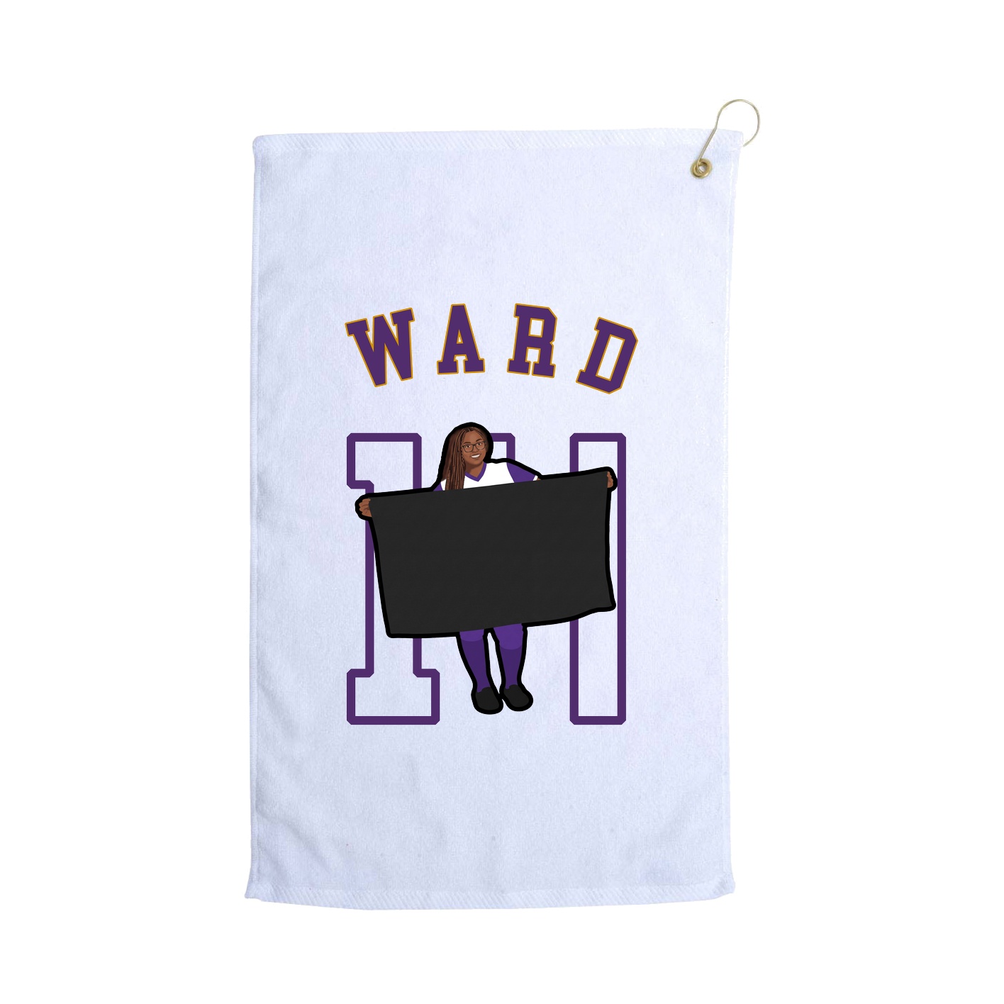 Golf Towel — Shirsey Arch in White