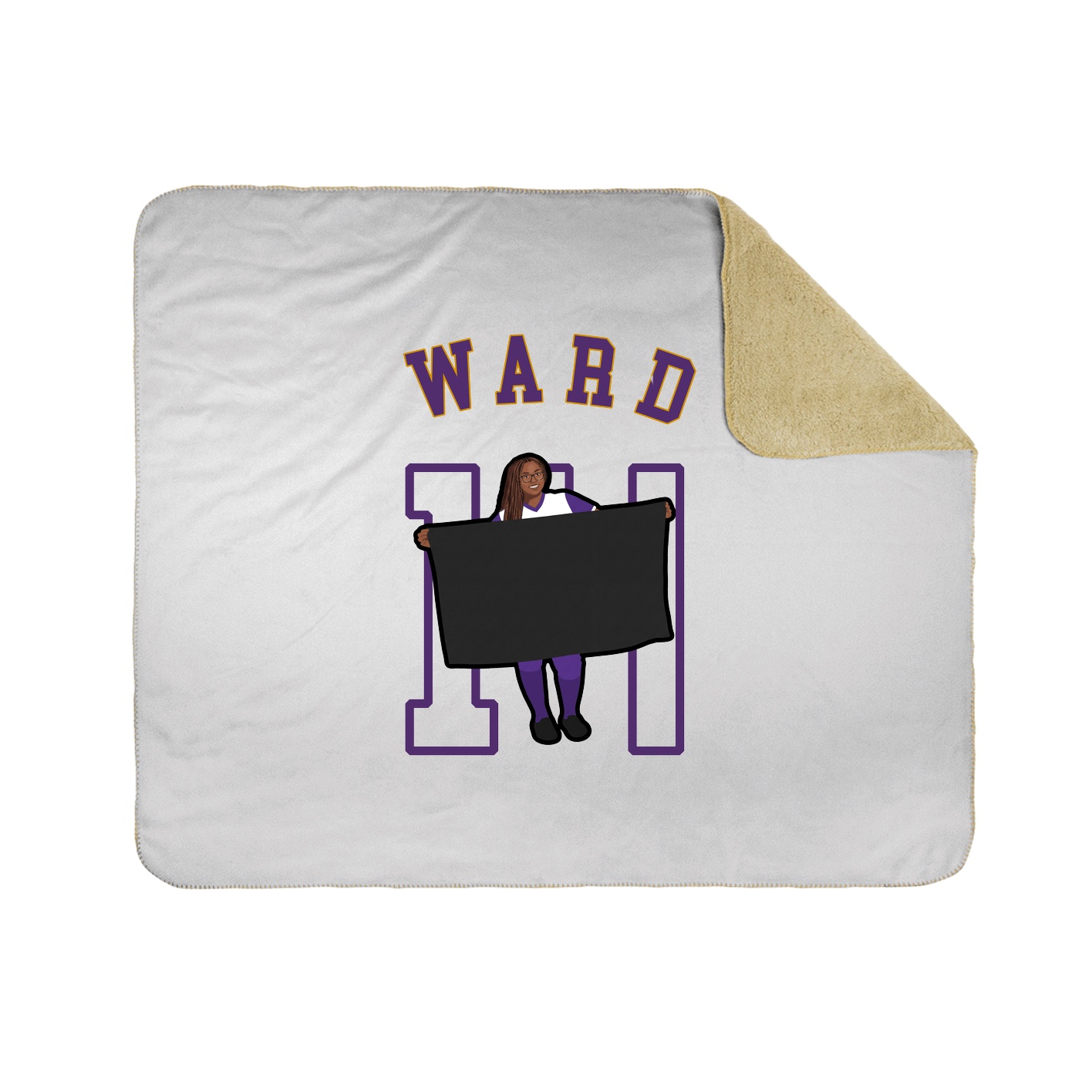 Throw Blanket — Shirsey Arch in White