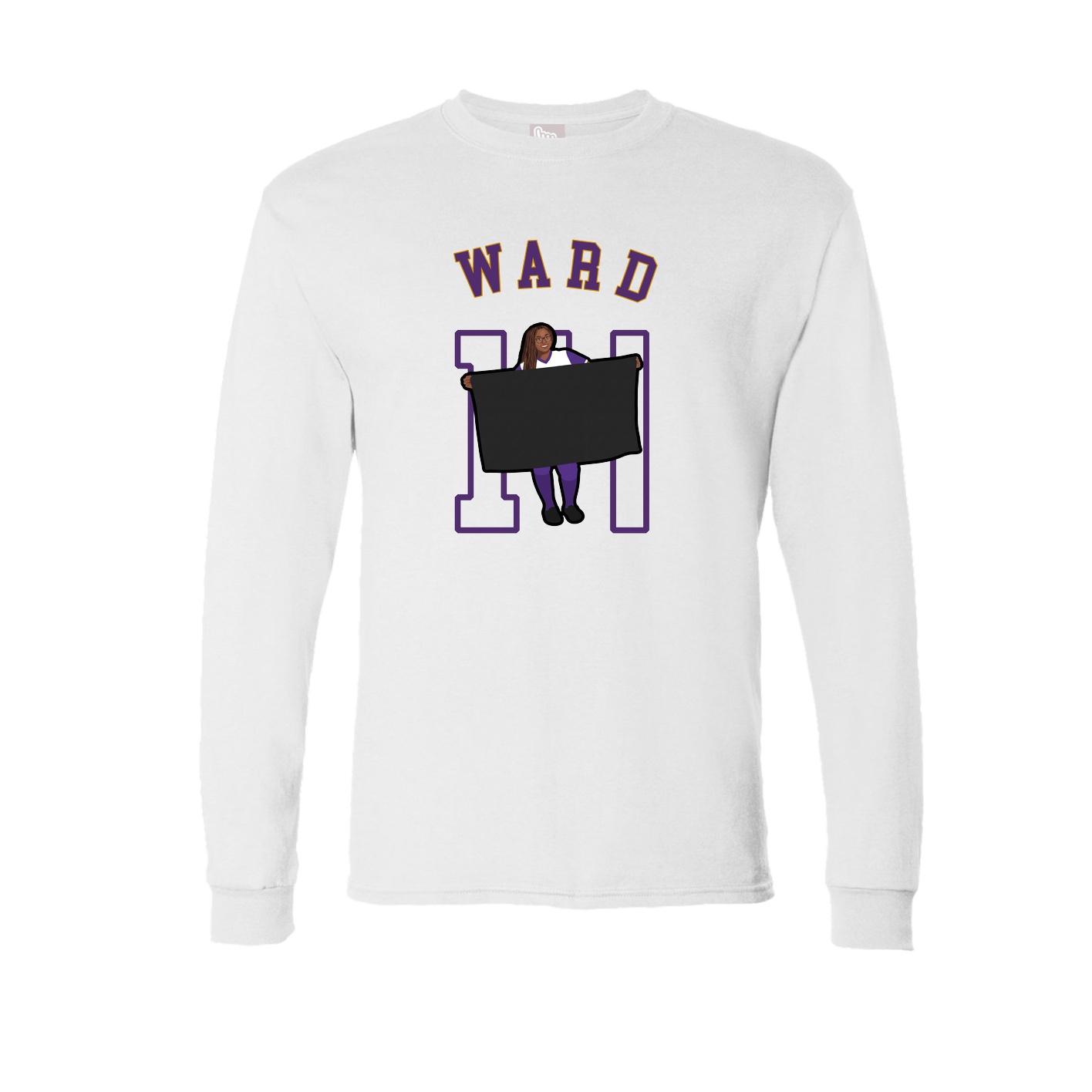 Long Sleeve Tee — Shirsey Arch in White
