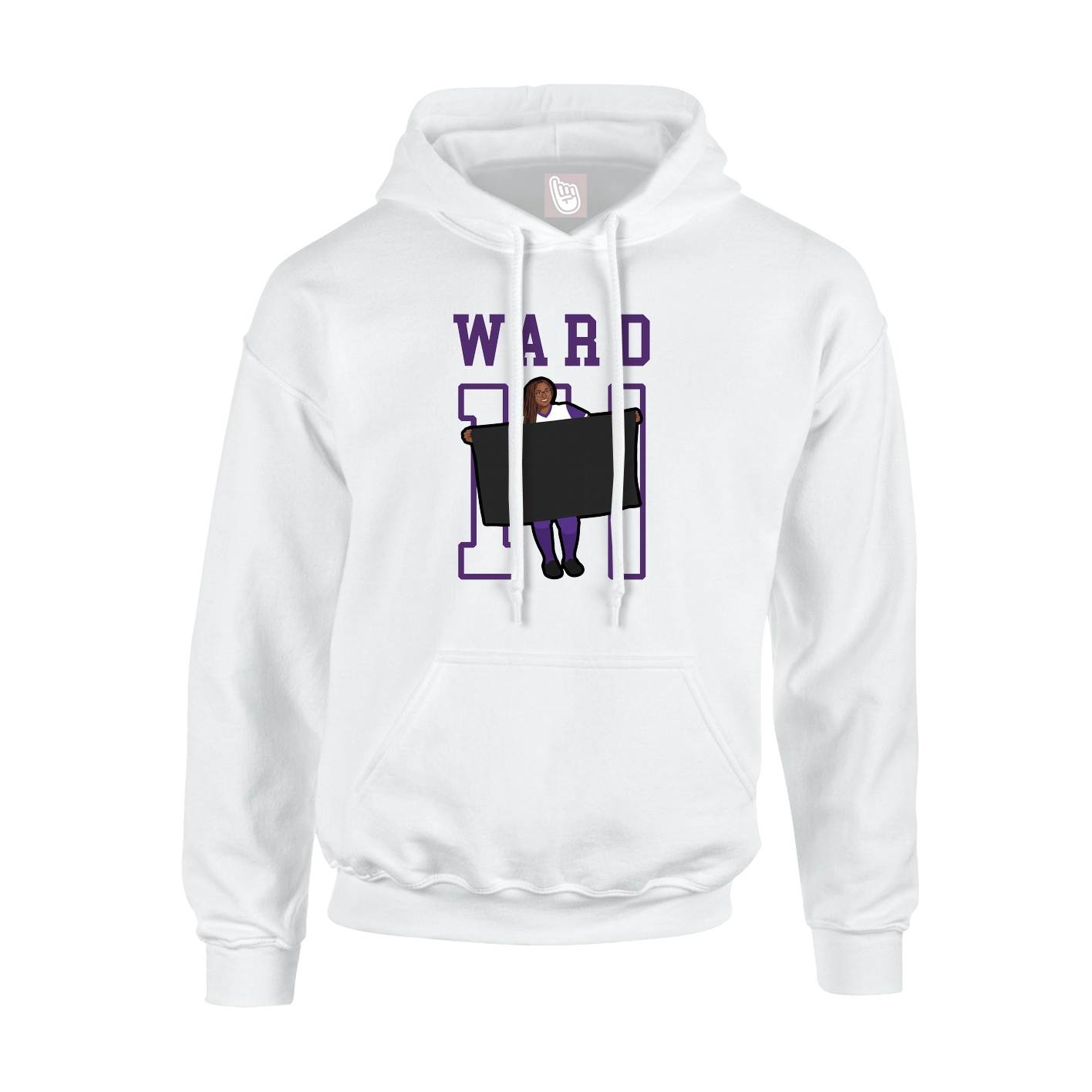 Youth Hoodie — Shirsey in White