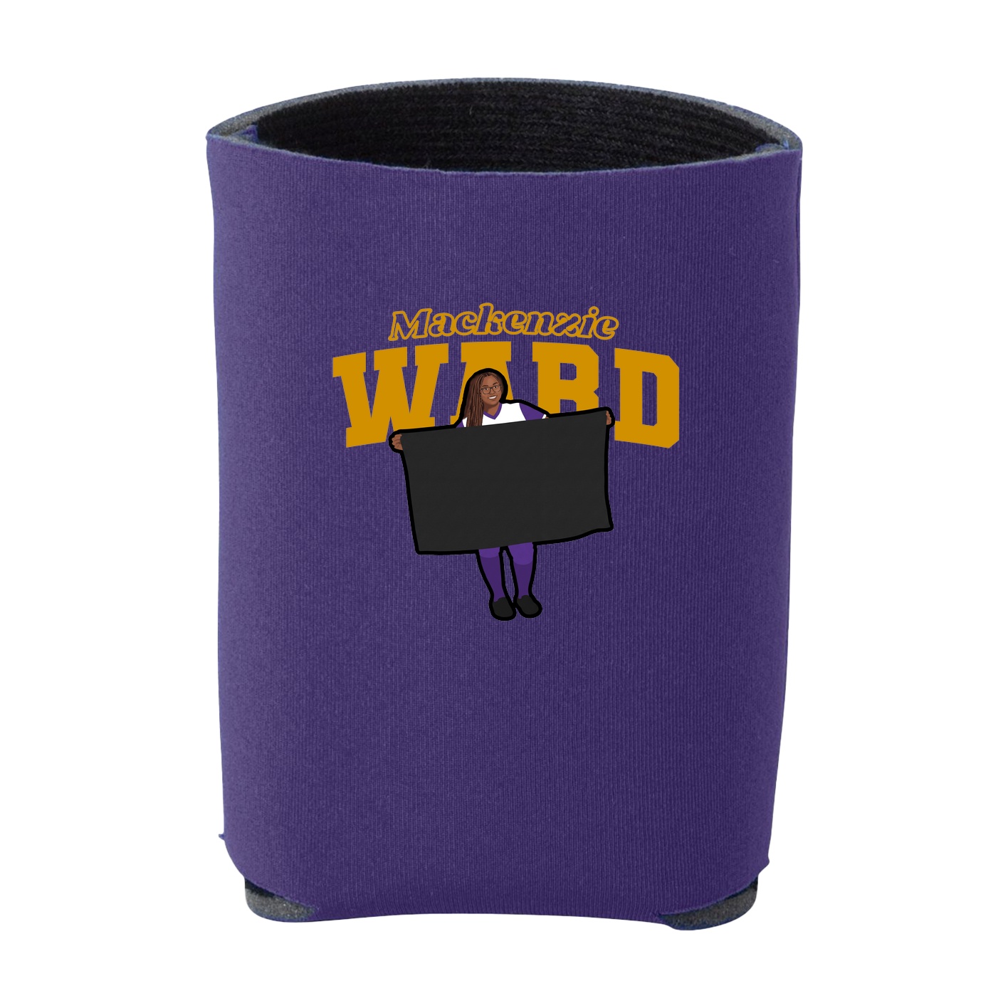 Can Holder — Name Arch in Purple