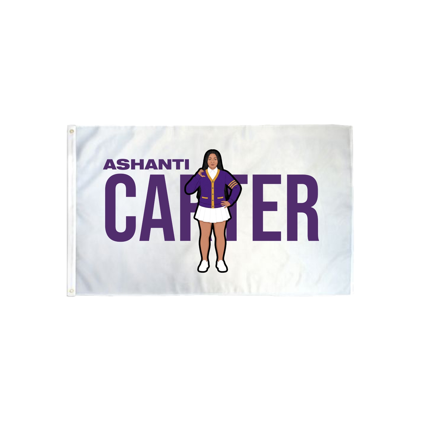 3x5 Flag — Player Name in Classic