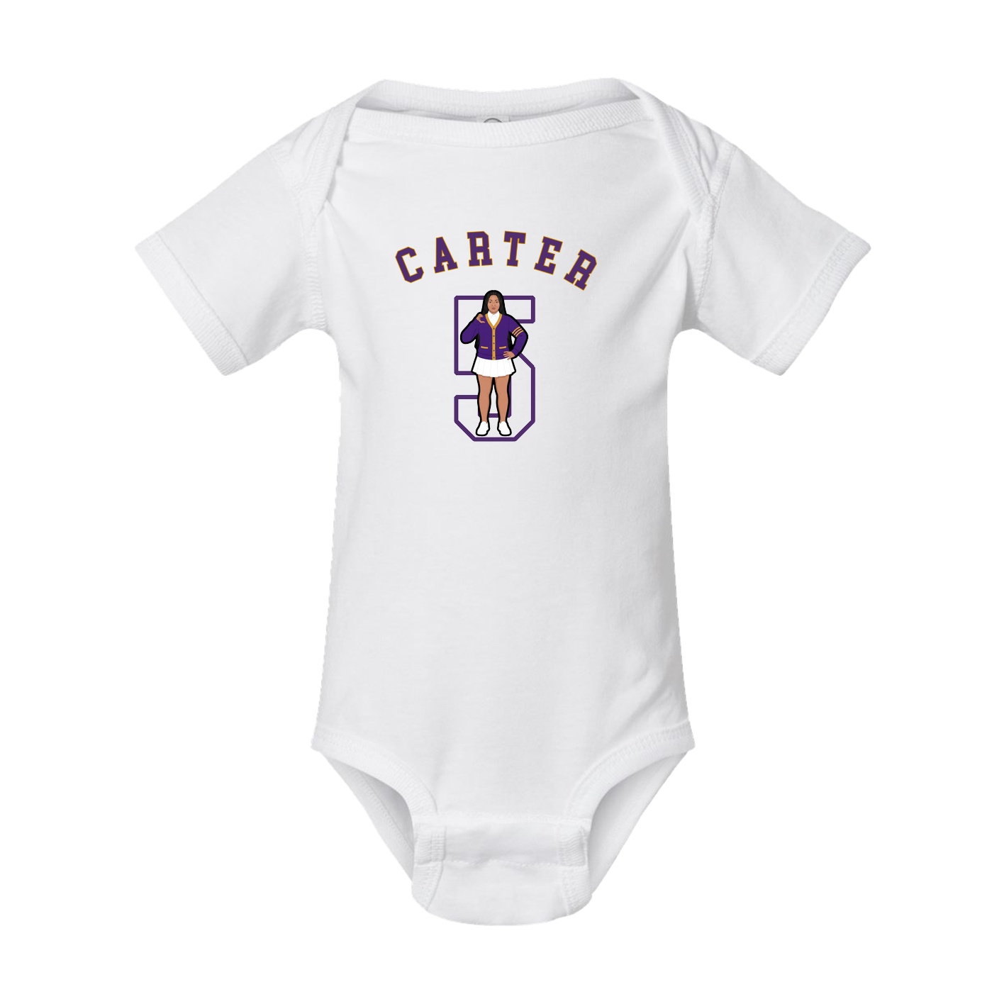 Baby Onesie — Shirsey Arch in White