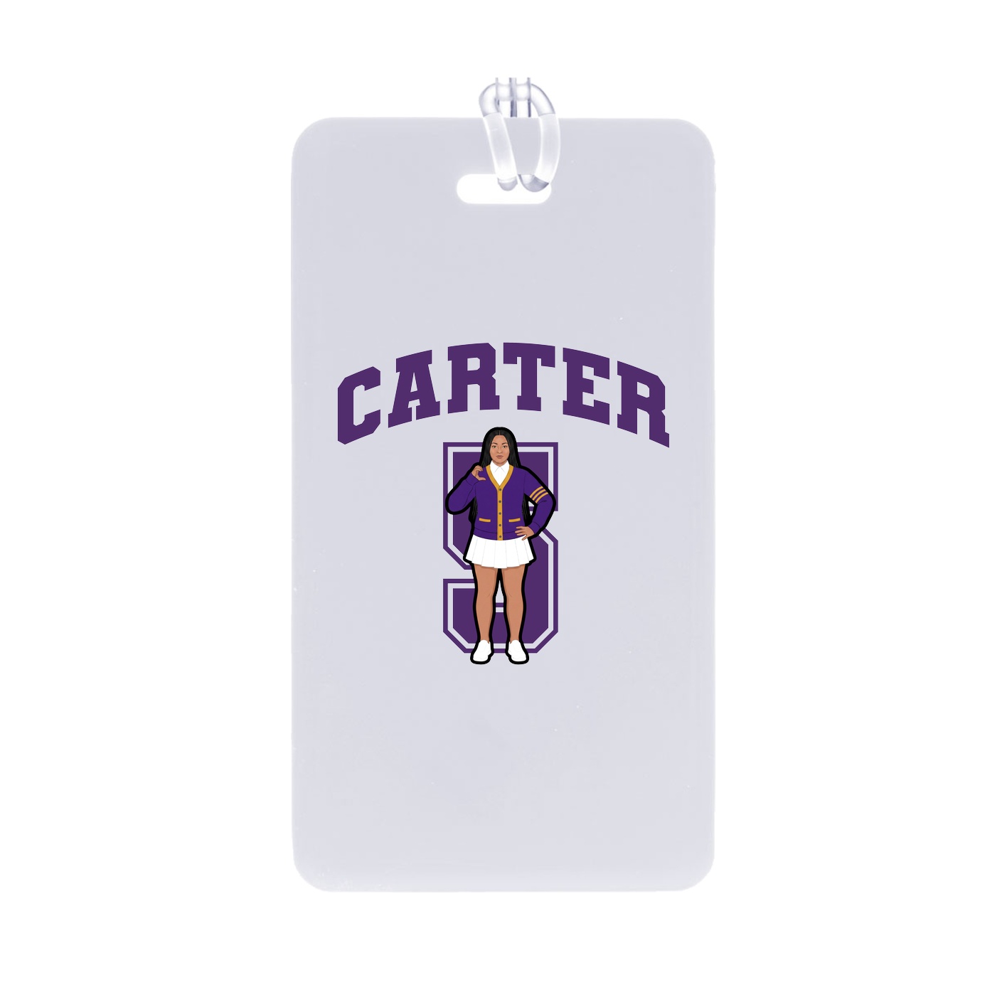 Bag Tag — Number in Classic