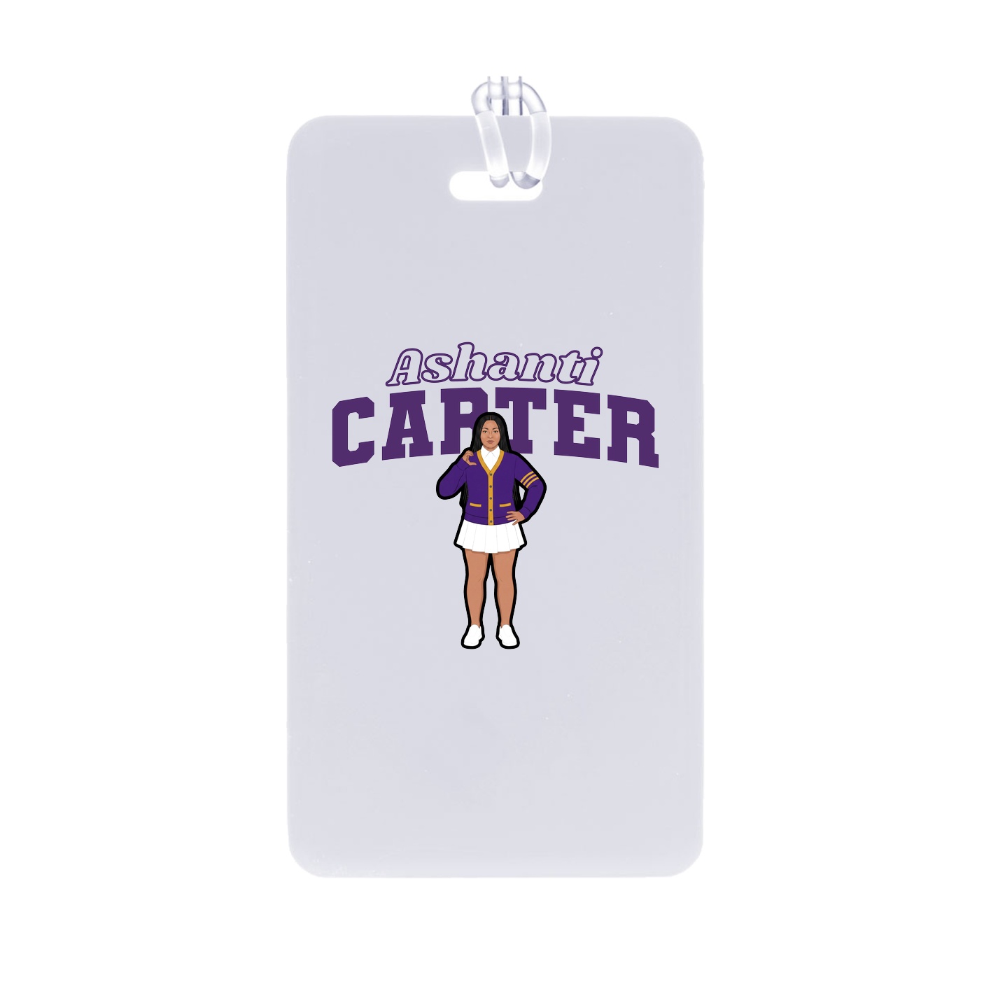 Bag Tag — Name Arch in Classic
