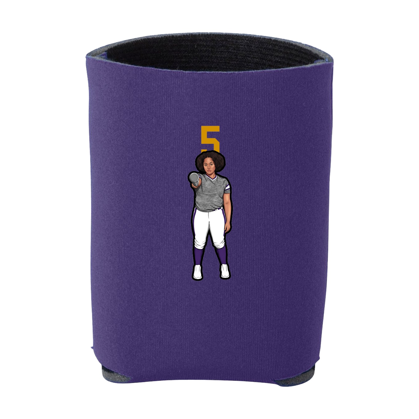 Can Holder — Number Top in Purple
