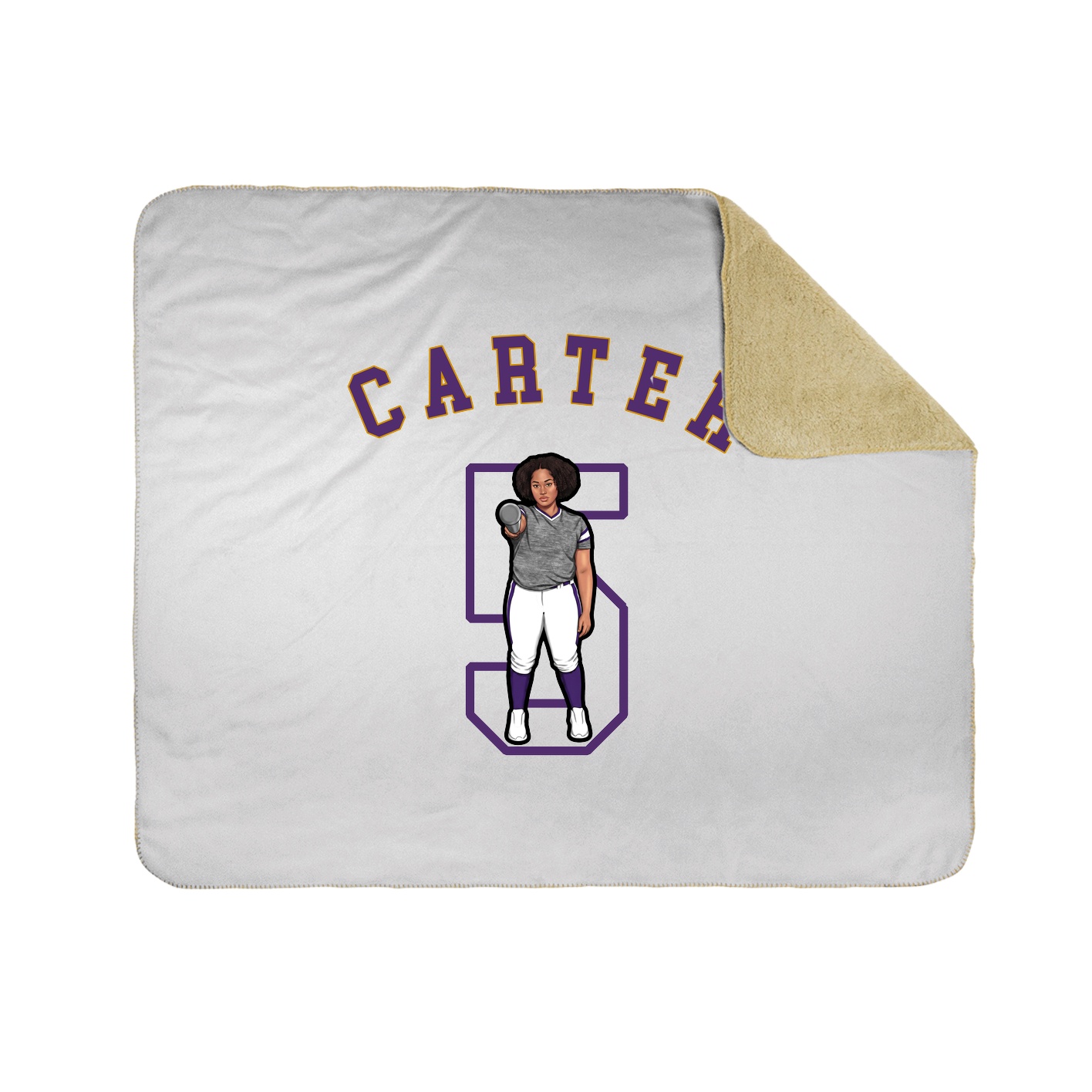 Throw Blanket — Shirsey Arch in White