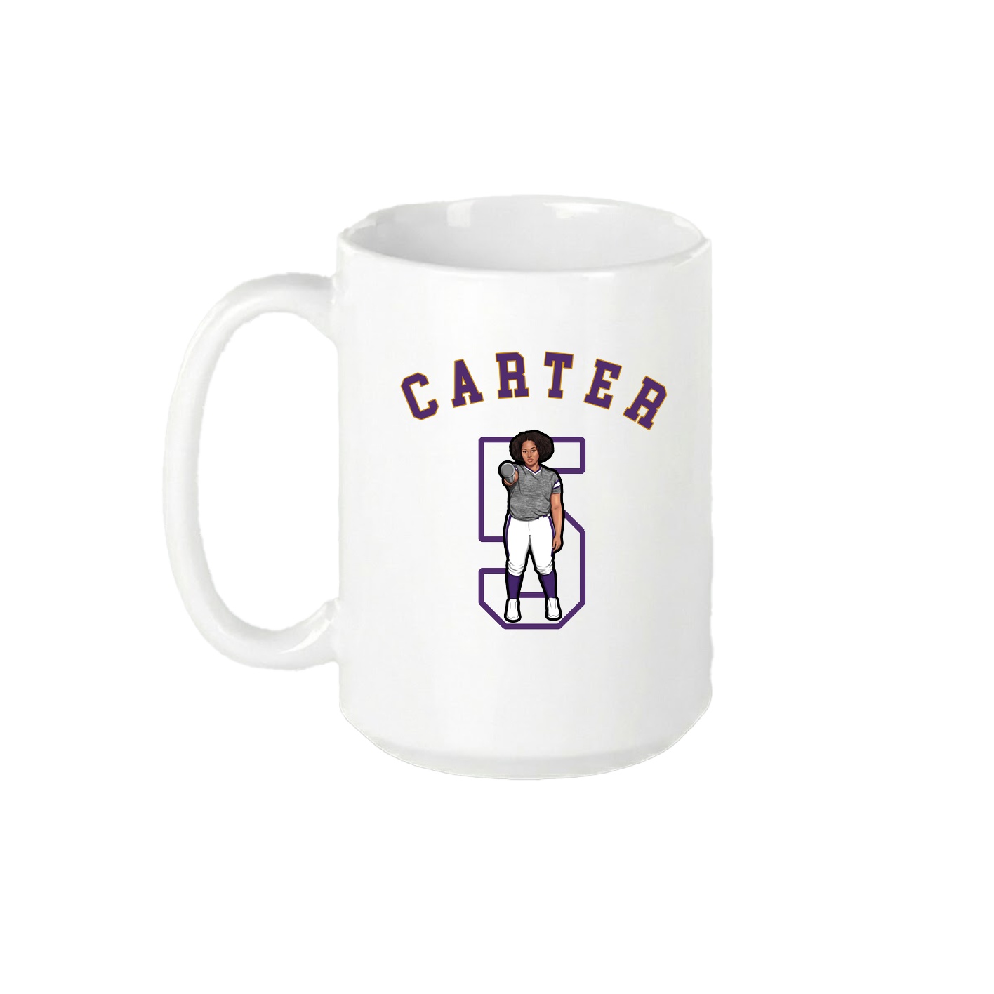 15oz Coffee Mug — Shirsey Arch in White