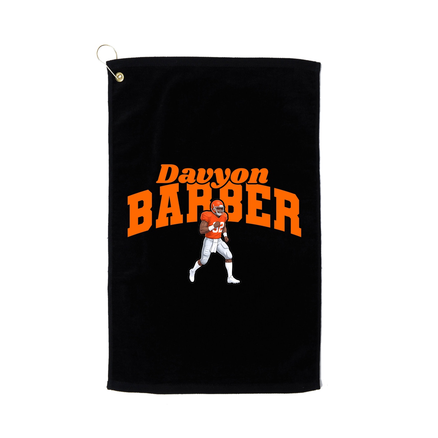 Golf Towel — Signature Arch in Black