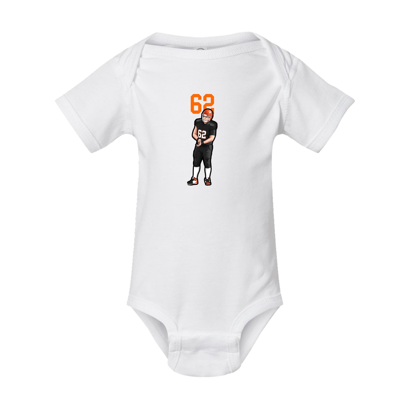 Baby Onesie — Number Top in White